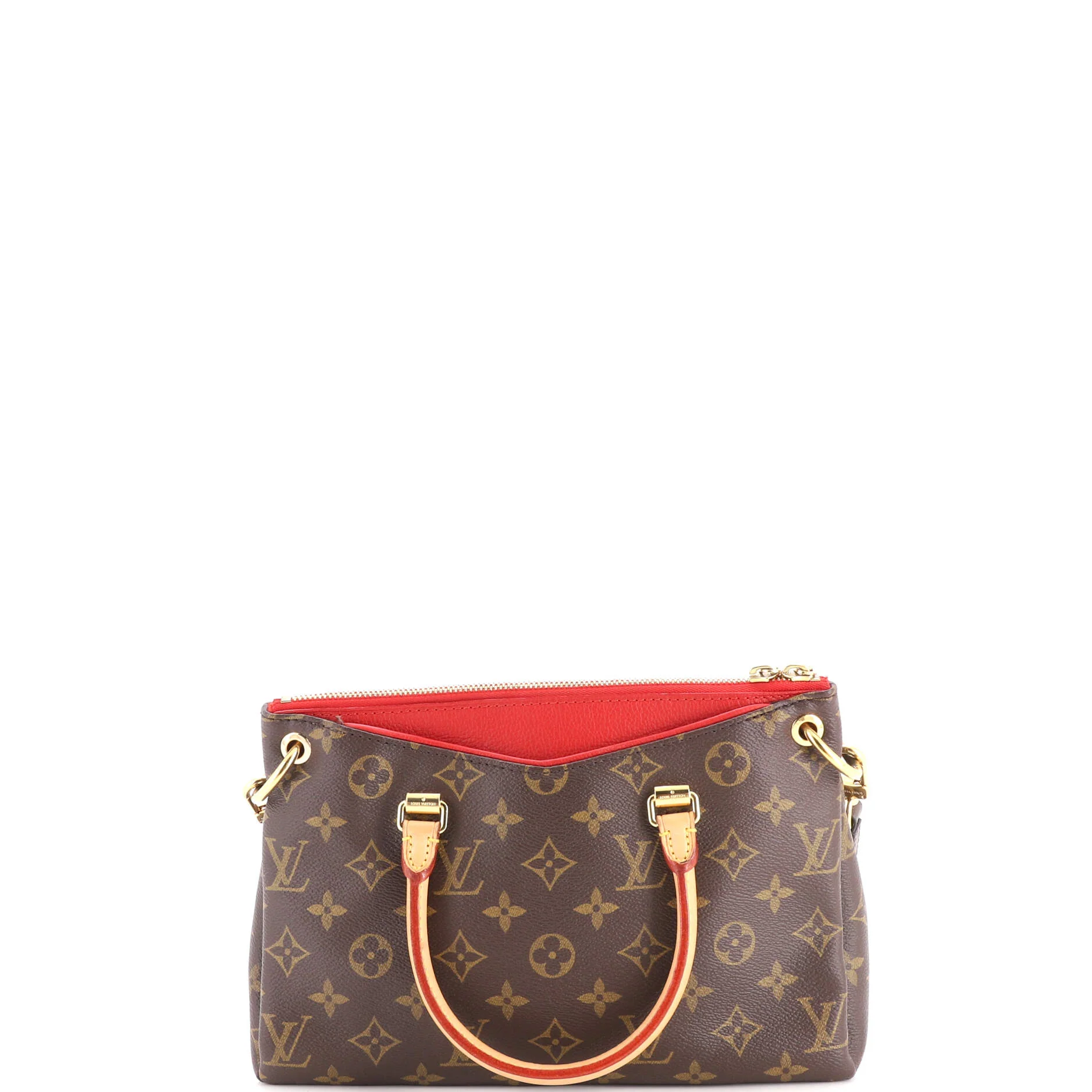 Pallas Tote Monogram Canvas with Leather BB - Image 3