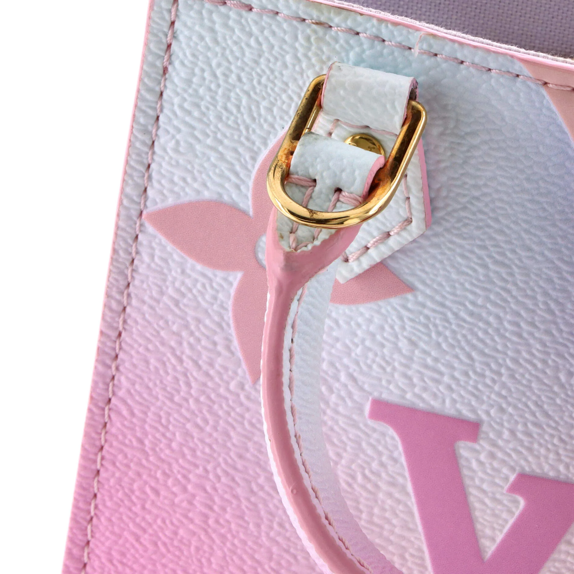 Petit Sac Plat Bag Spring in the City Monogram Giant Canvas - Image 6