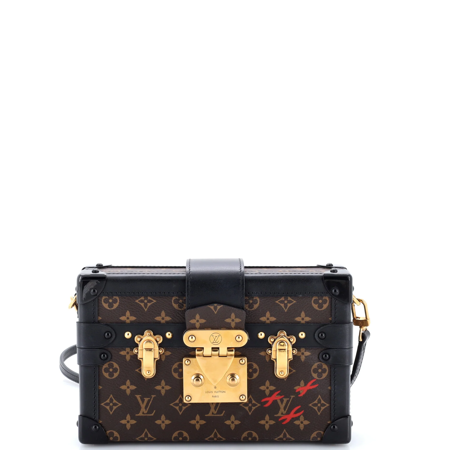 Petite Malle Handbag Monogram Canvas