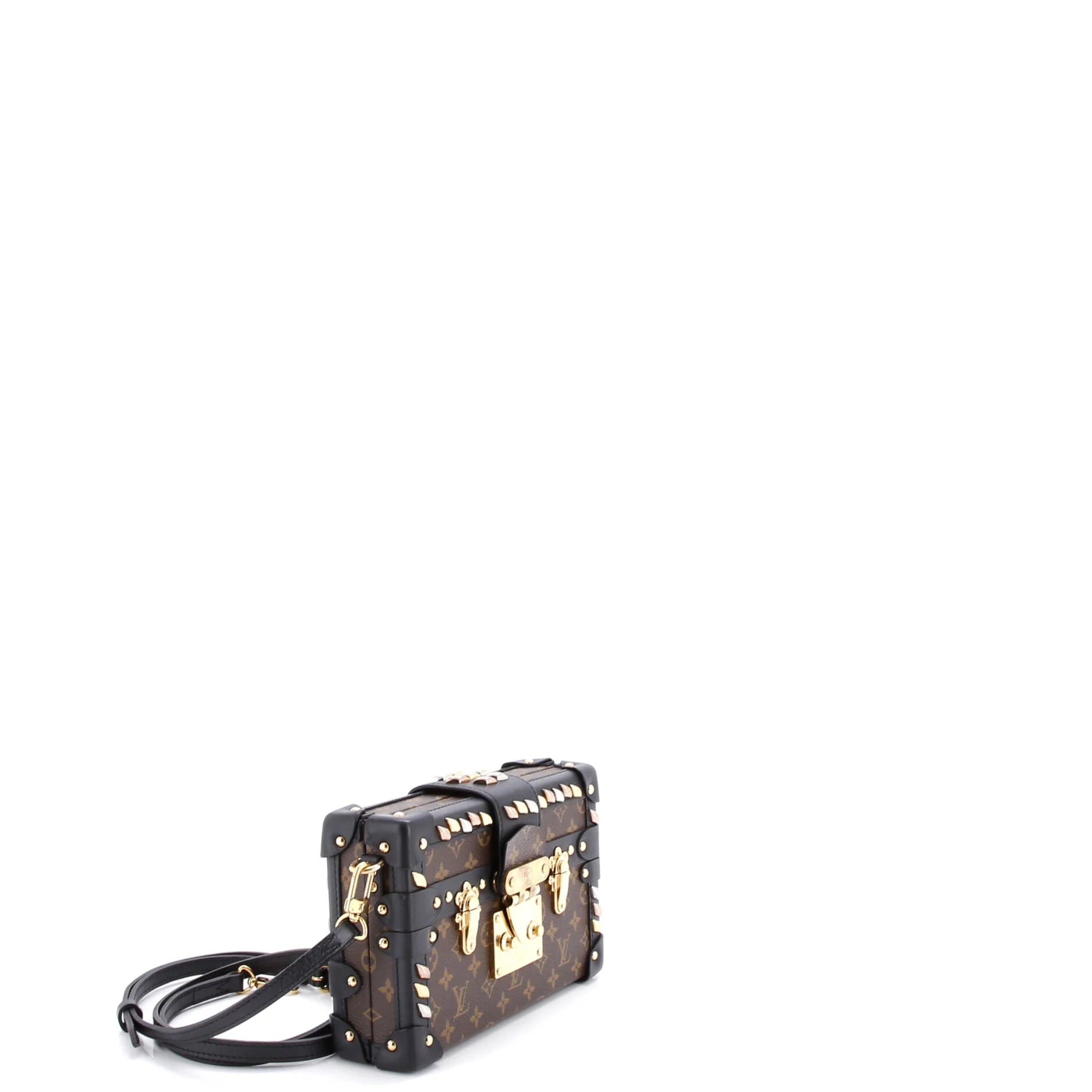 Petite Malle Handbag Studded Monogram Canvas - Image 2