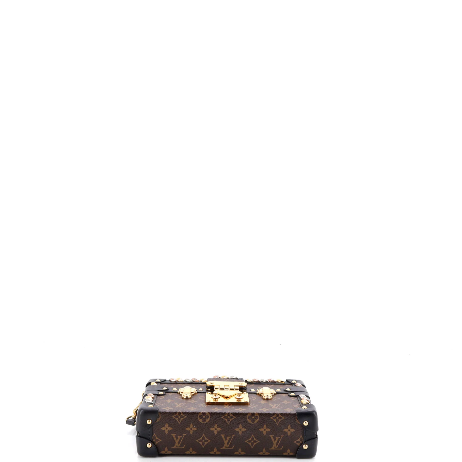 Petite Malle Handbag Studded Monogram Canvas - Image 4