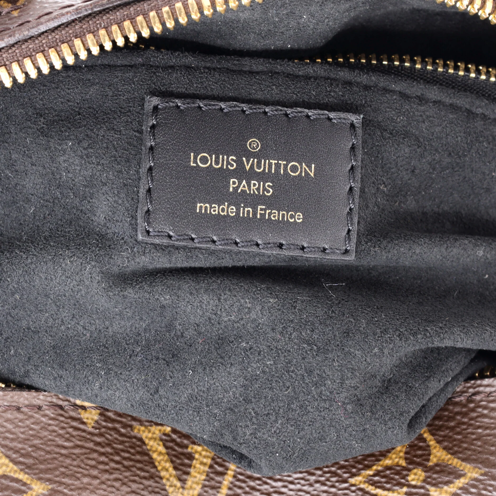 Petite Malle Souple Handbag Monogram Canvas with Leather - Image 6