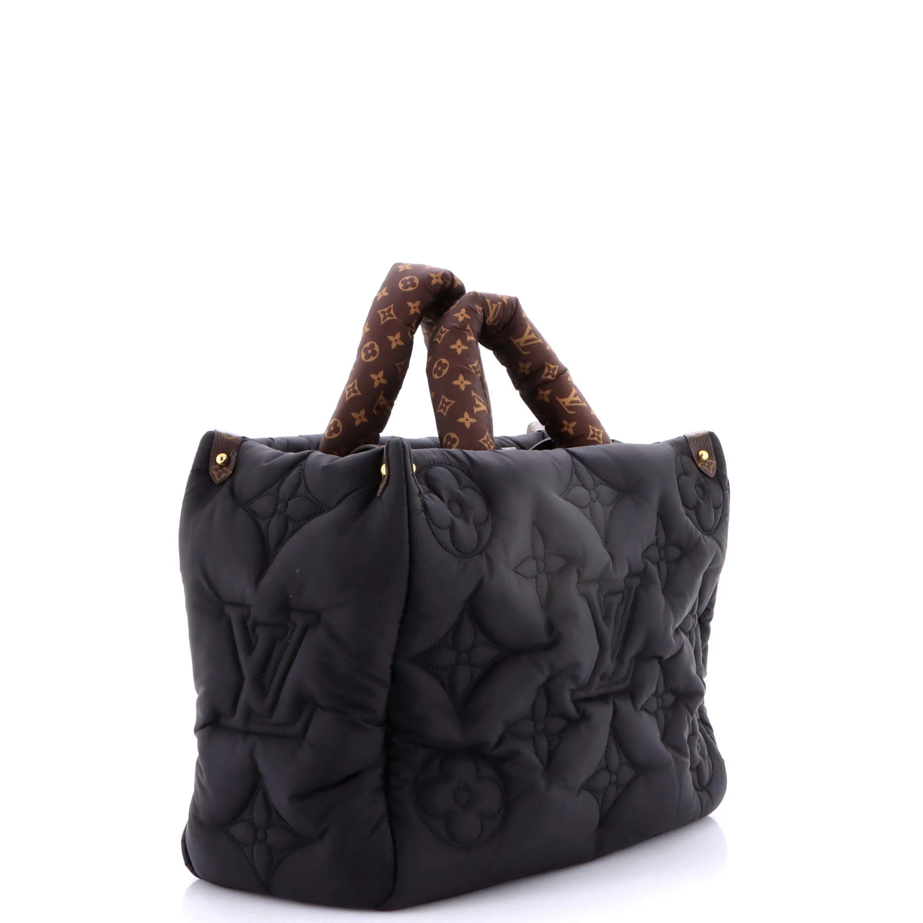 Pillow OnTheGo Tote Monogram Quilted Econyl Nylon MM - Image 2