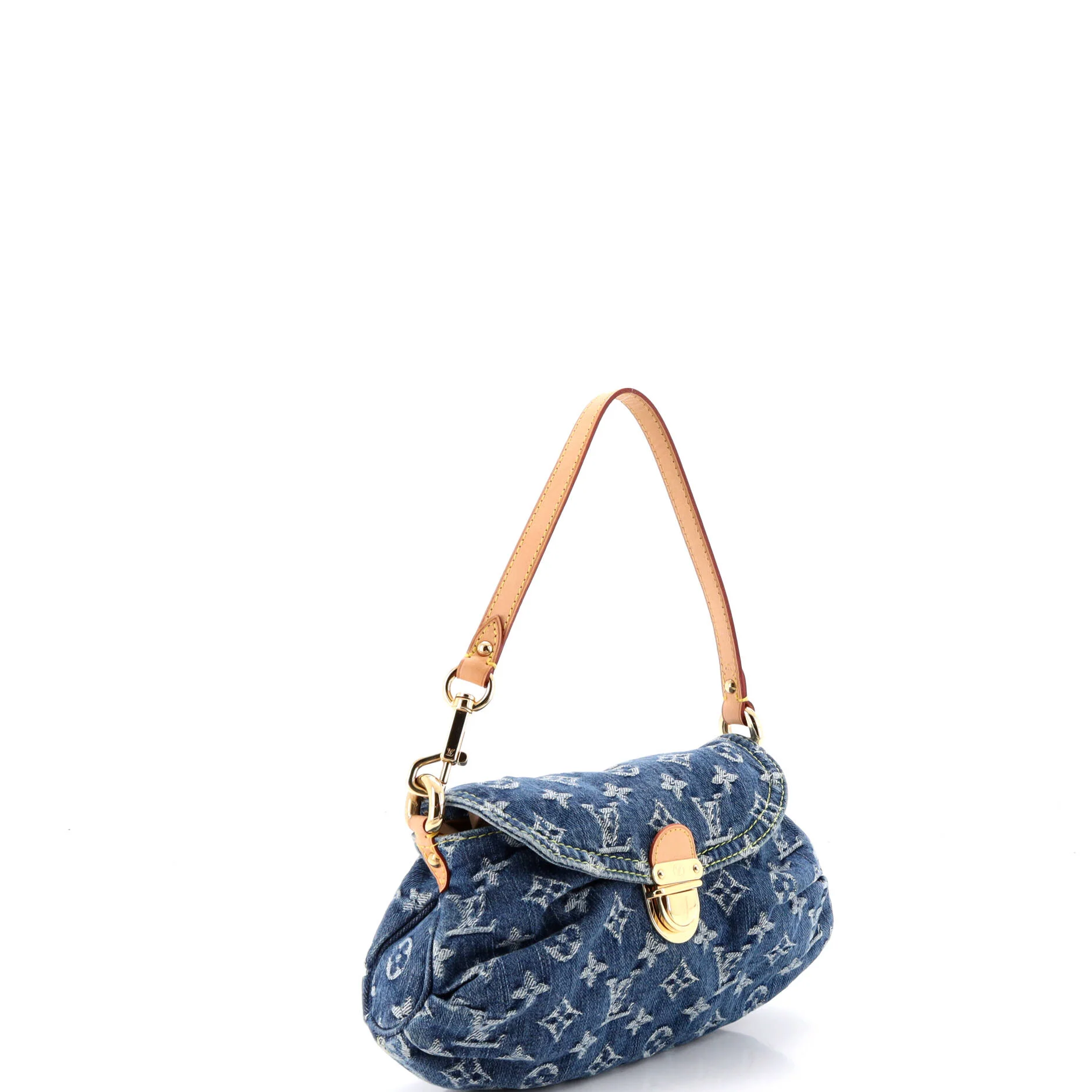 Pleaty Handbag Denim Mini - Image 2