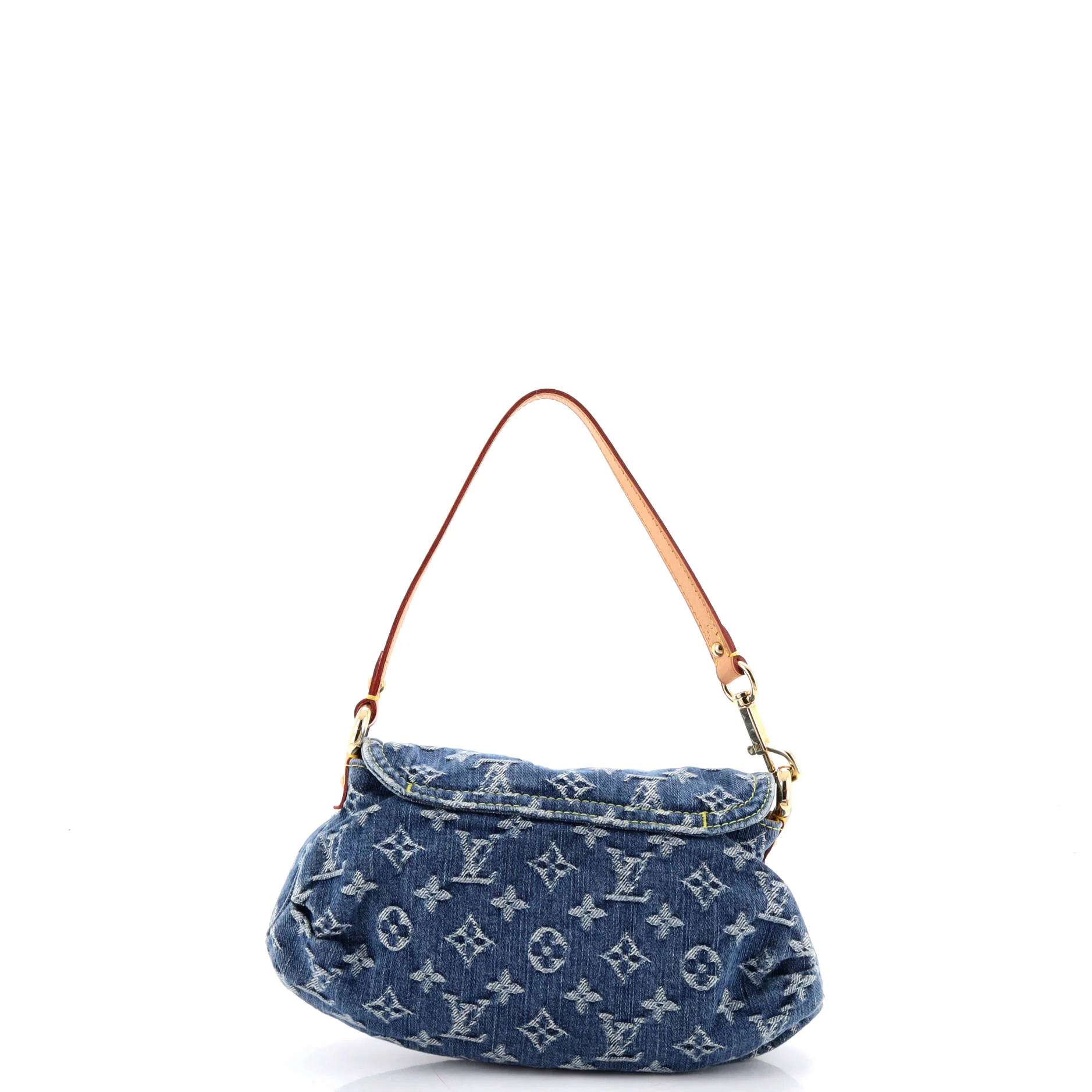 Pleaty Handbag Denim Mini - Image 3