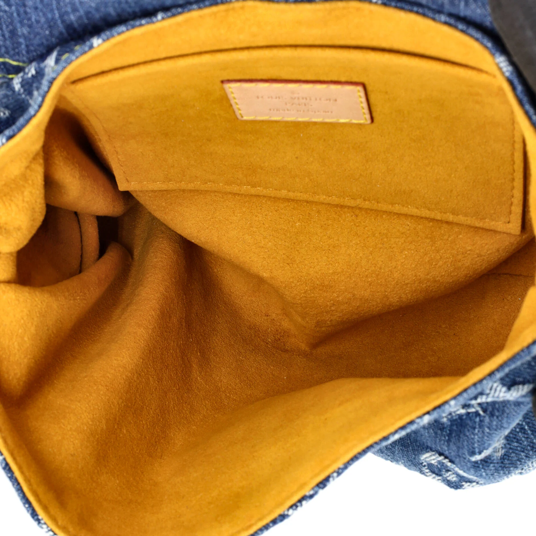 Pleaty Handbag Denim Mini - Image 5
