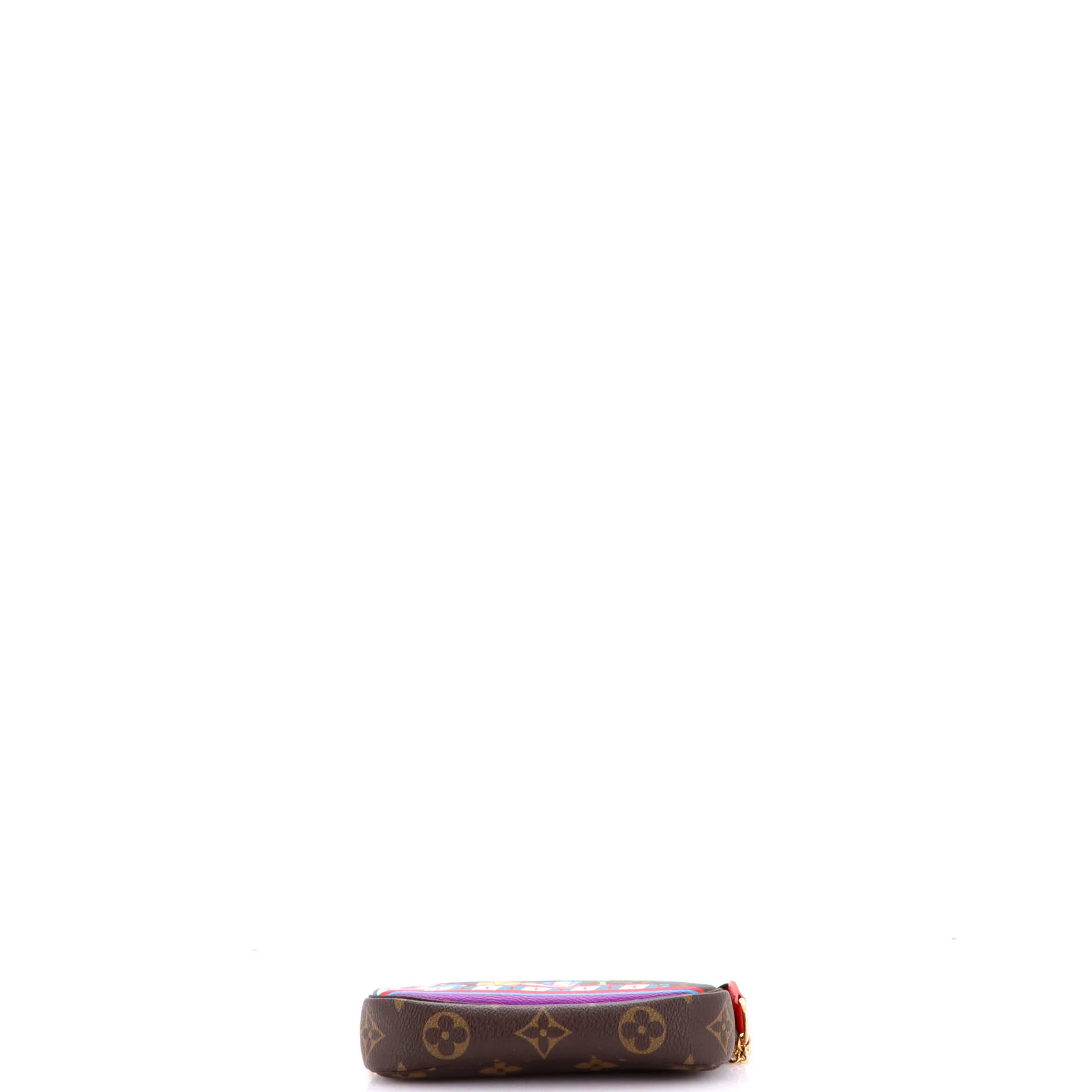 Pochette Accessoires Limited Edition Vivienne Xmas Monogram Canvas Mini - Image 4