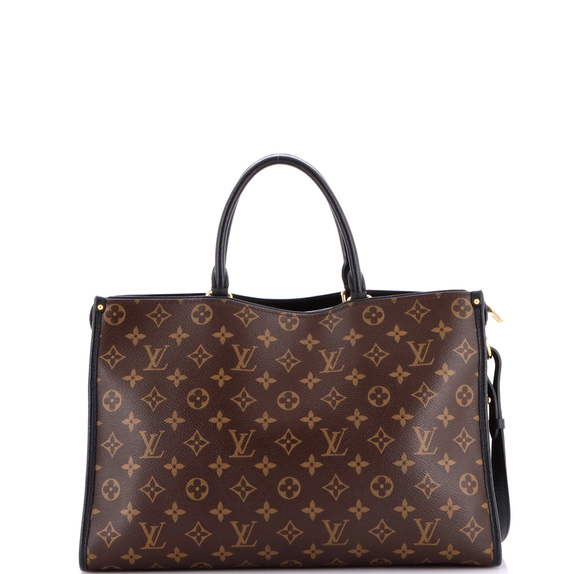 Popincourt NM Handbag Monogram Canvas with Leather MM - Image 3