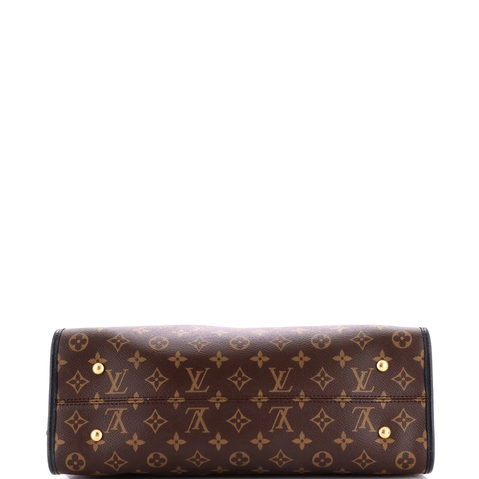 Popincourt NM Handbag Monogram Canvas with Leather MM - Image 4