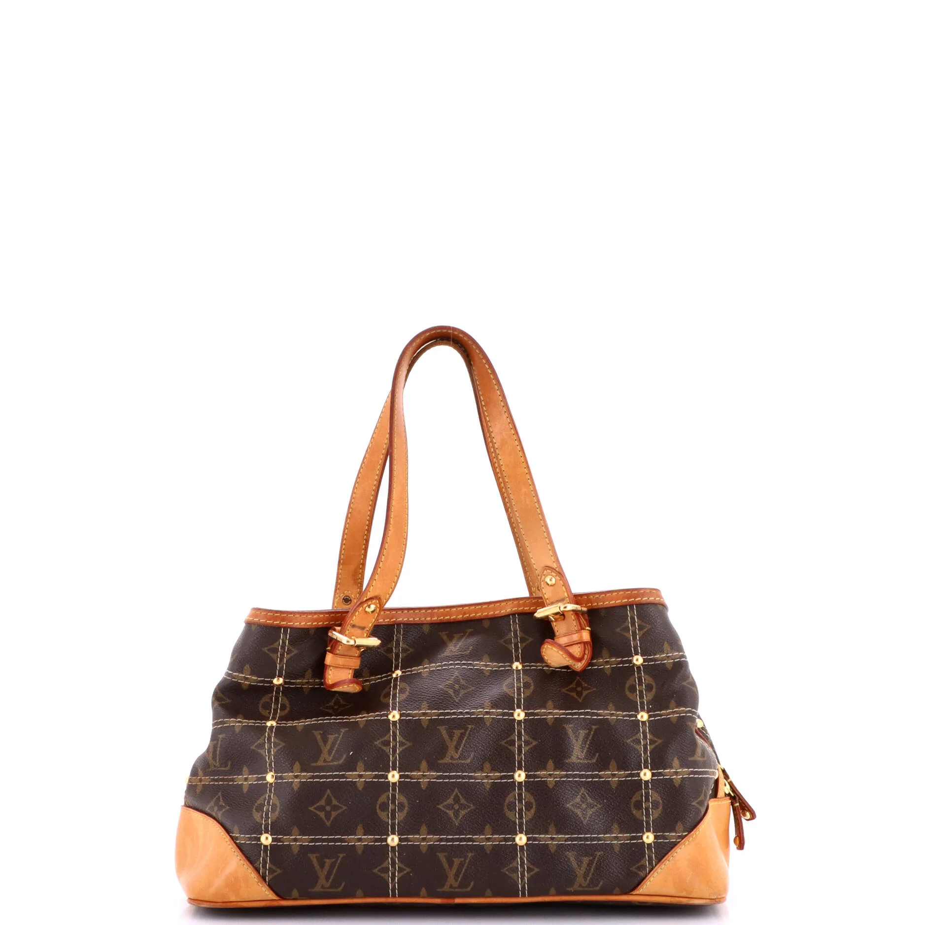 Riveting Handbag Monogram Canvas - Image 3