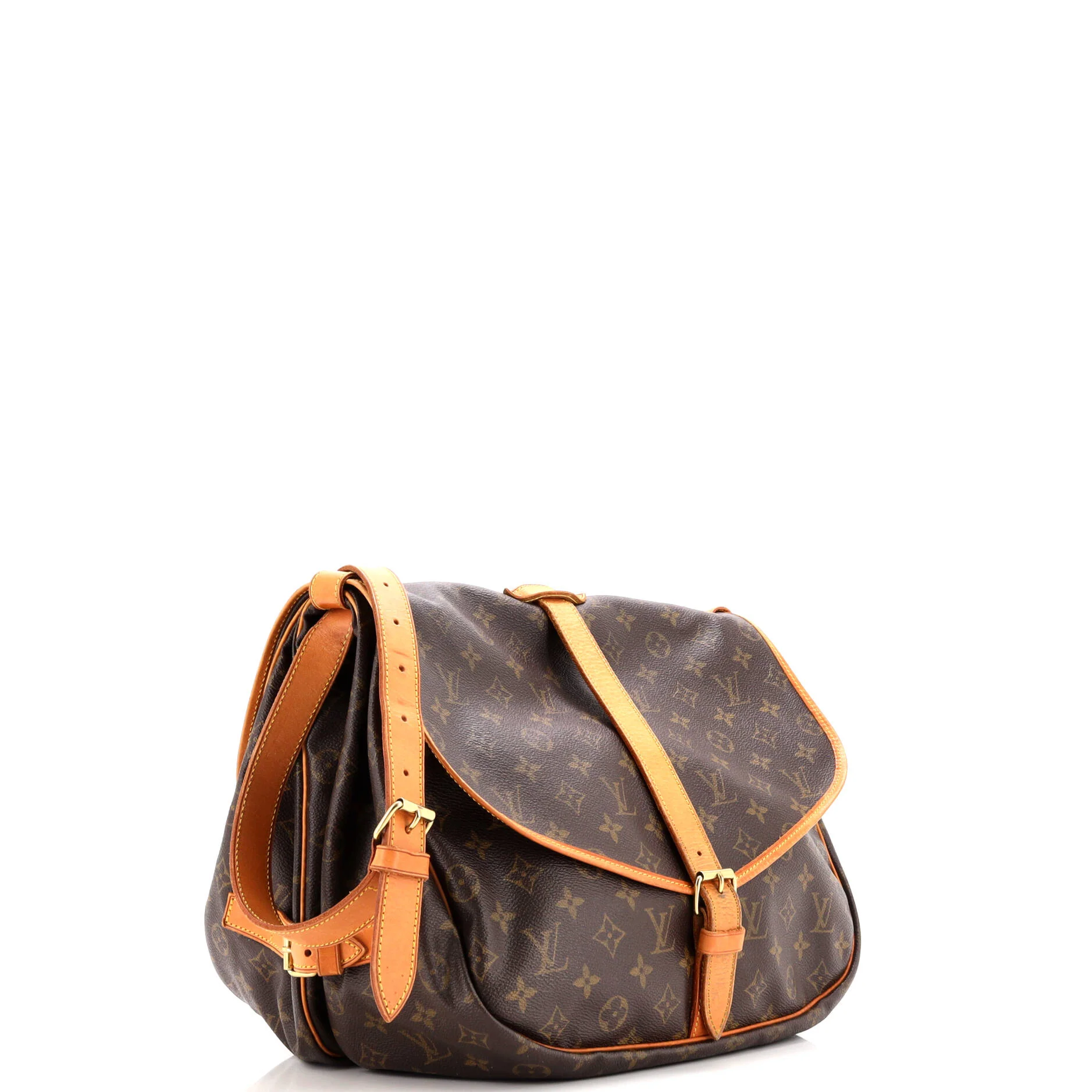 Saumur Handbag Monogram Canvas 35 - Image 2