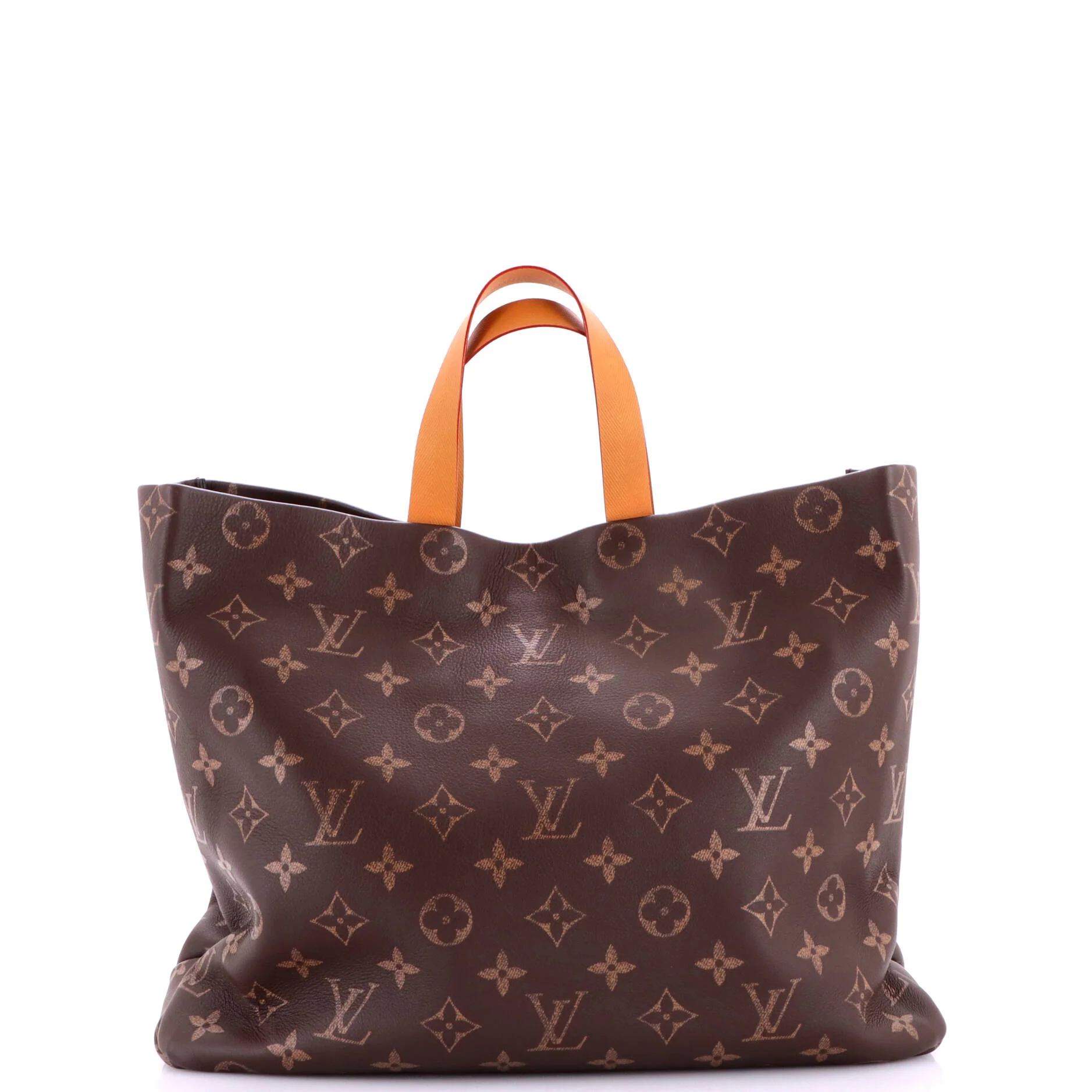 Shopper Tote Monogram Leather MM - Image 3
