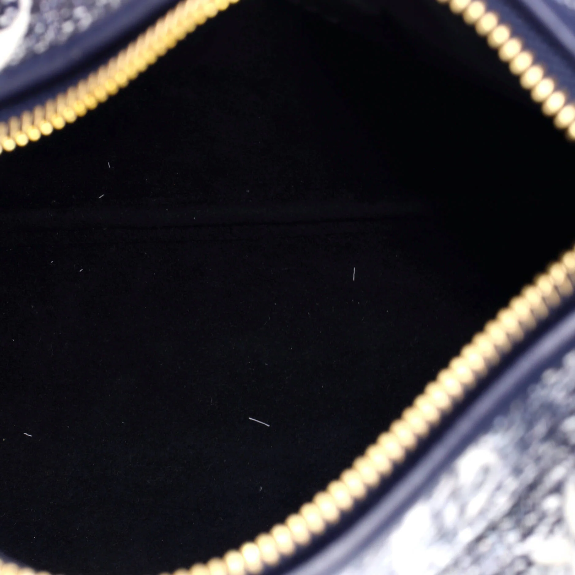 Side Trunk Handbag Monoglam Jacquard Canvas MM - Image 5