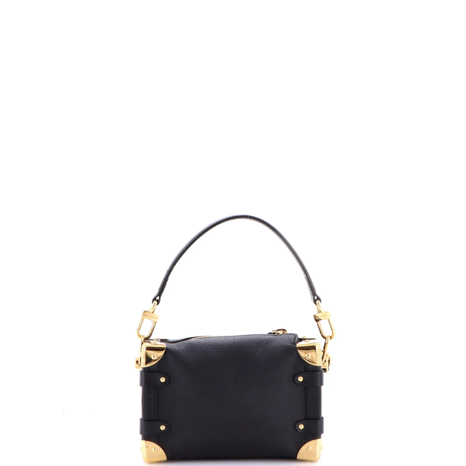 Side Trunk Handbag Taurillon Leather PM - Image 3