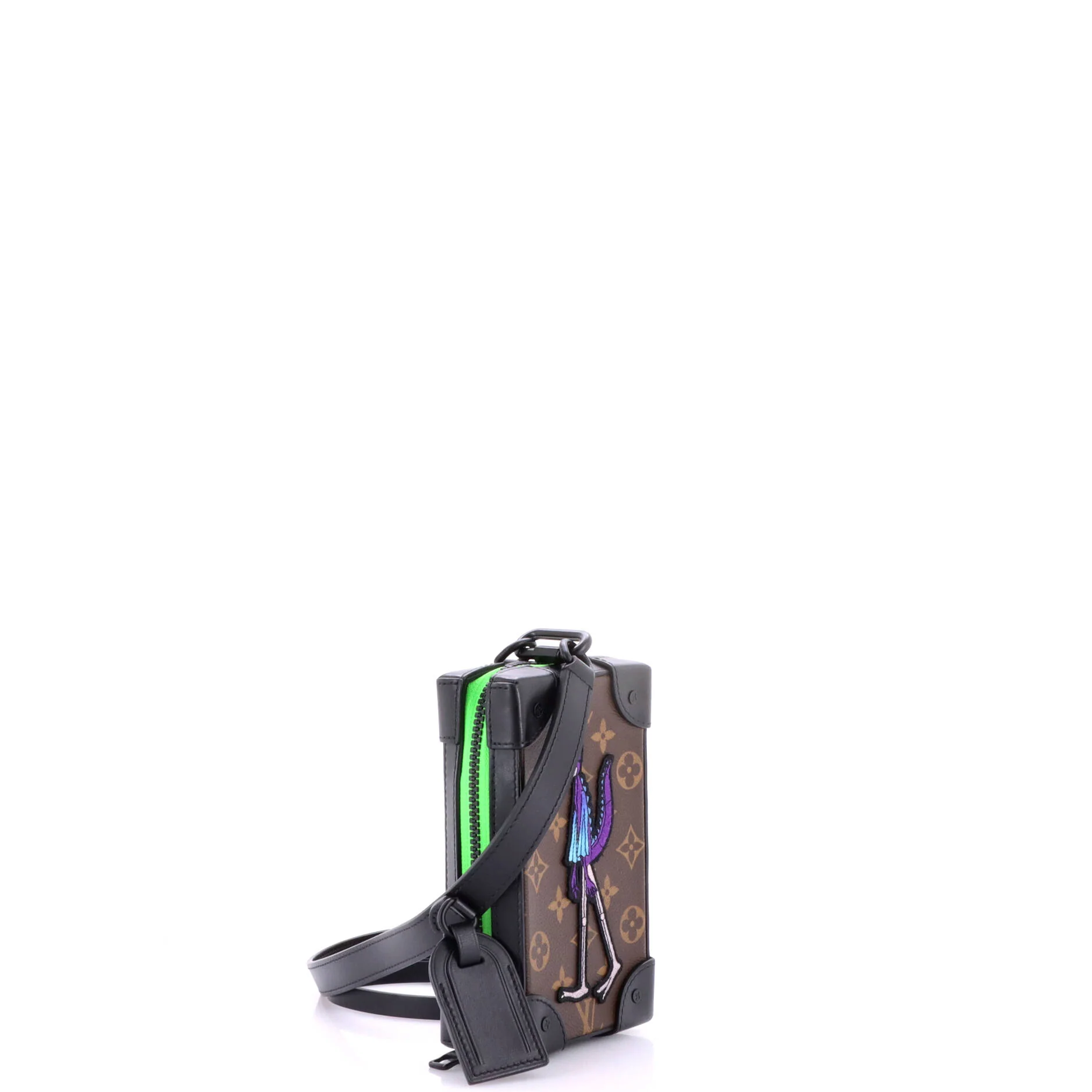 Soft Trunk Phone Box Monogram Canvas with LV Friends Patch - Image 2