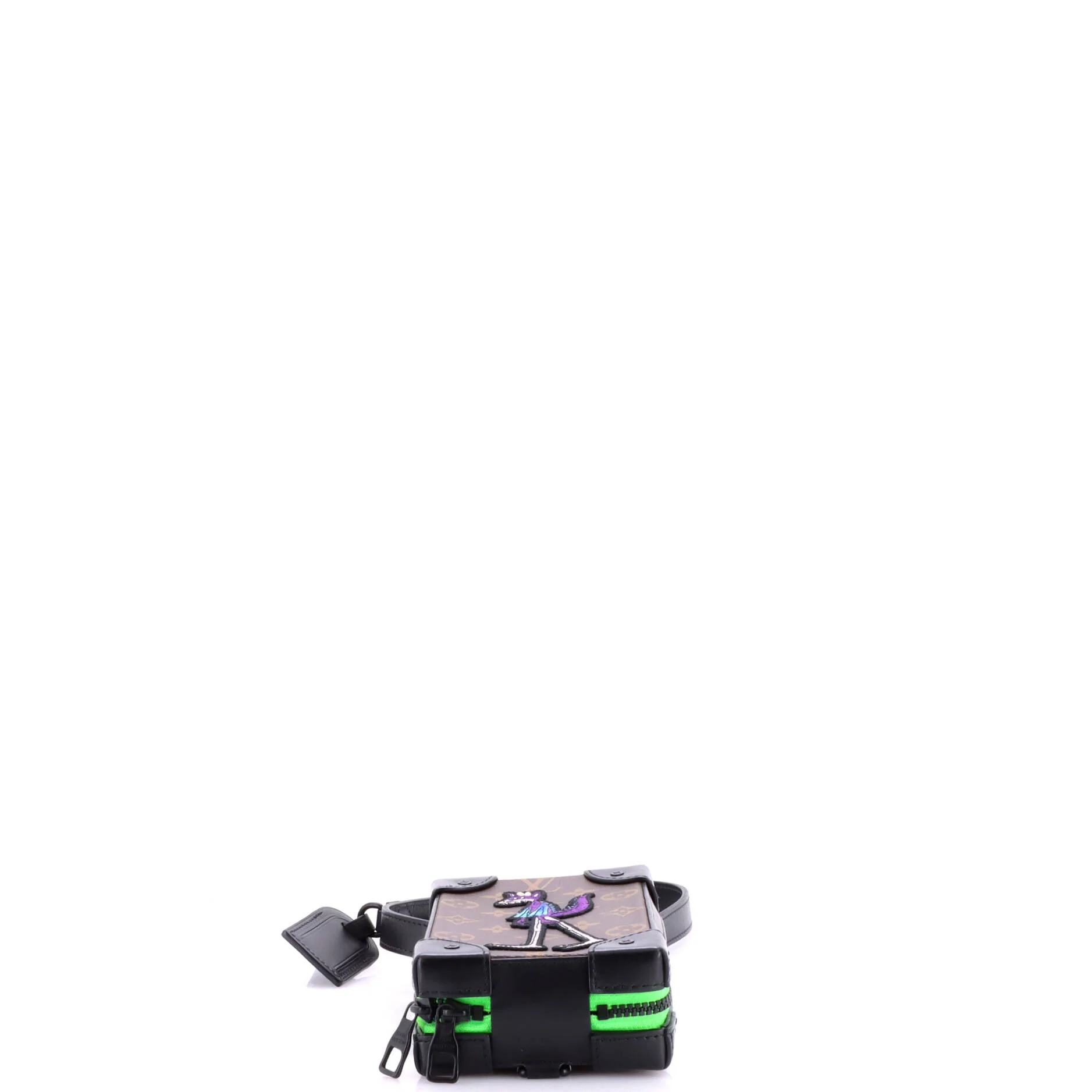 Soft Trunk Phone Box Monogram Canvas with LV Friends Patch - Image 4