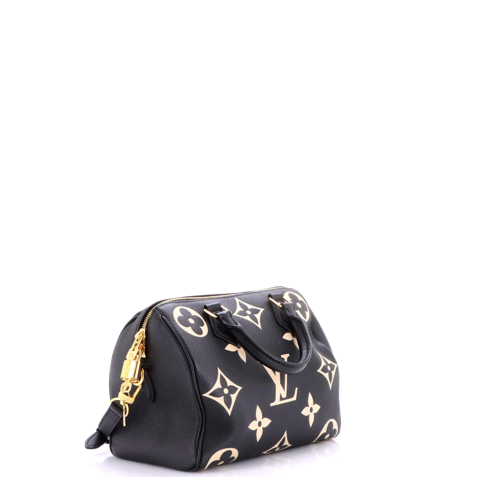 Speedy Bandouliere Bag Bicolor Monogram Empreinte Giant 25 - Image 2