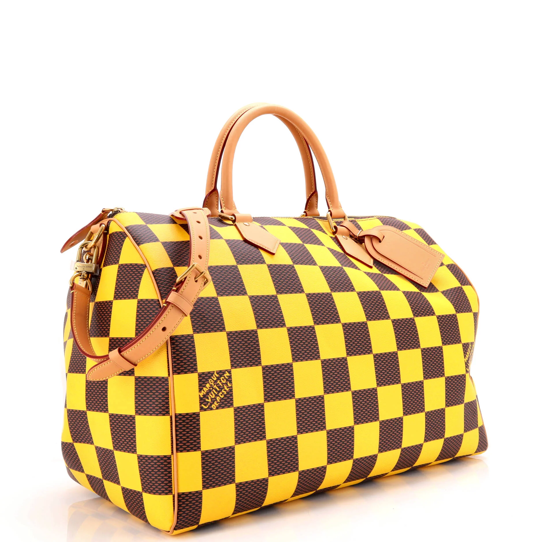 Speedy Bandouliere Bag Damier Pop 50 - Image 2