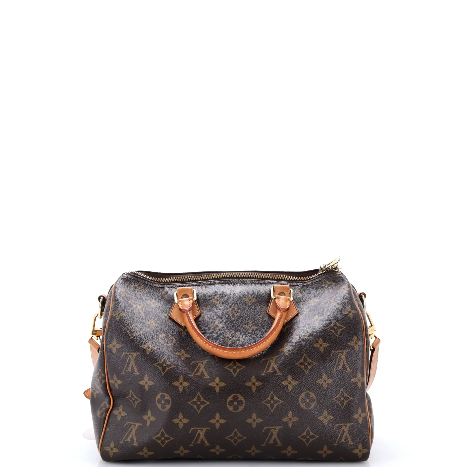 Speedy Bandouliere Bag Monogram Canvas 30 - Image 3