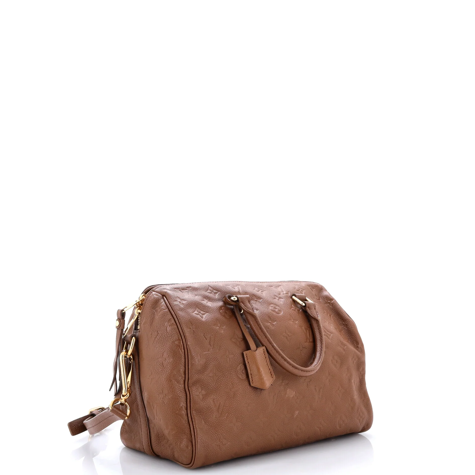 Speedy Bandouliere Bag Monogram Empreinte Leather 30 - Image 2