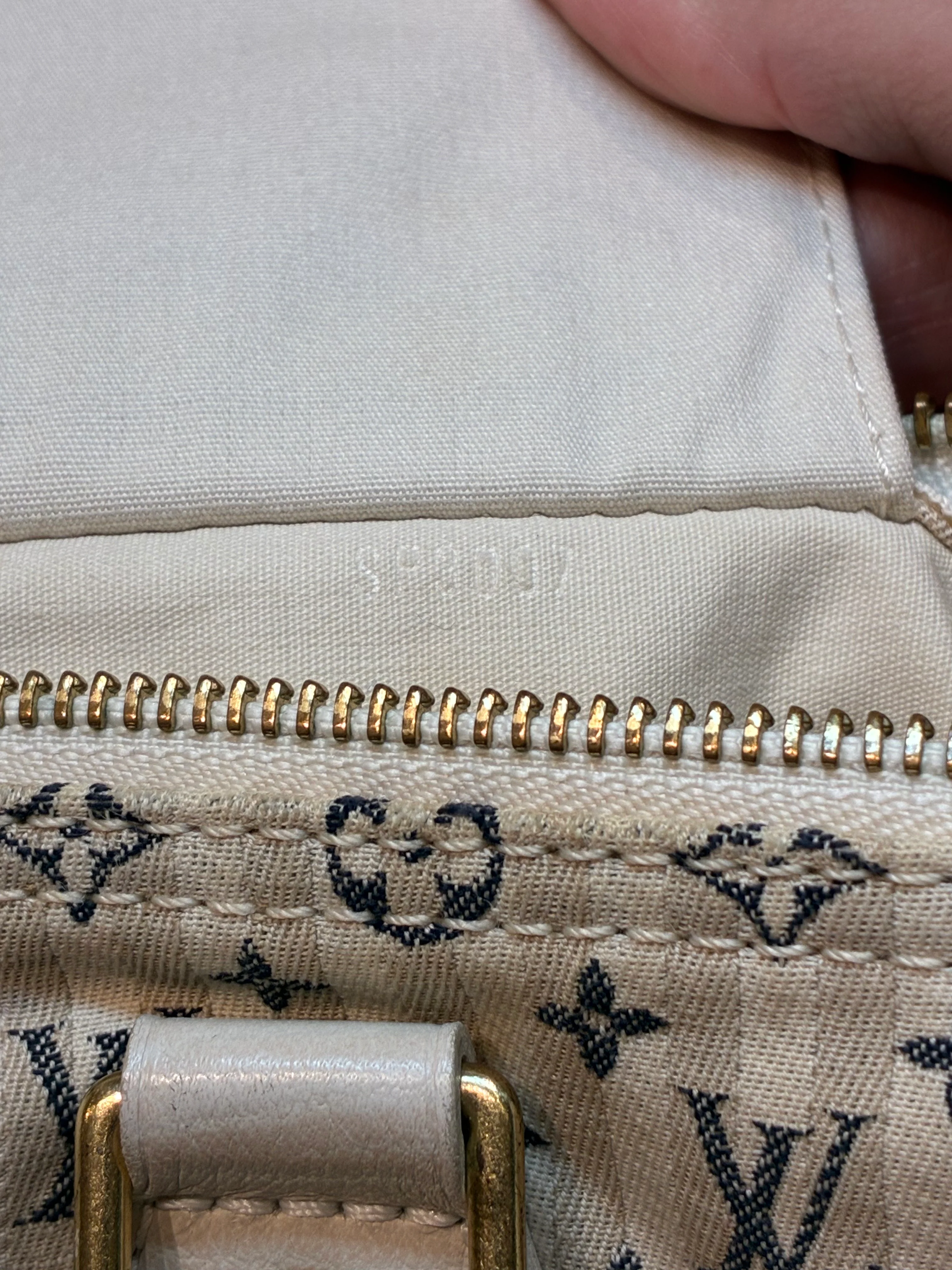 Speedy Handbag Mini Lin Croisette 30 - Image 8