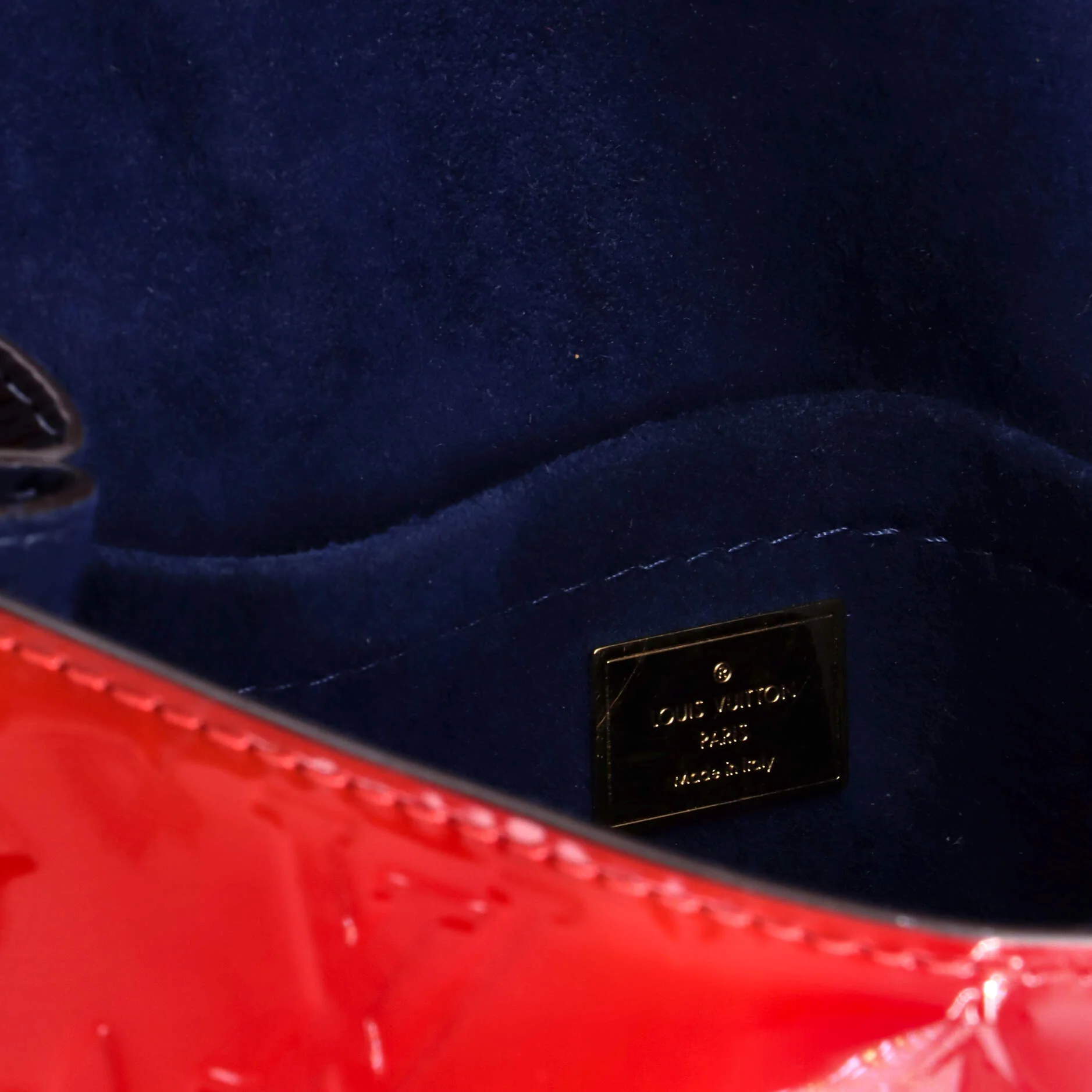 Spring Street NM Handbag Monogram Vernis with Monogram Canvas and Epi Leather - Image 8