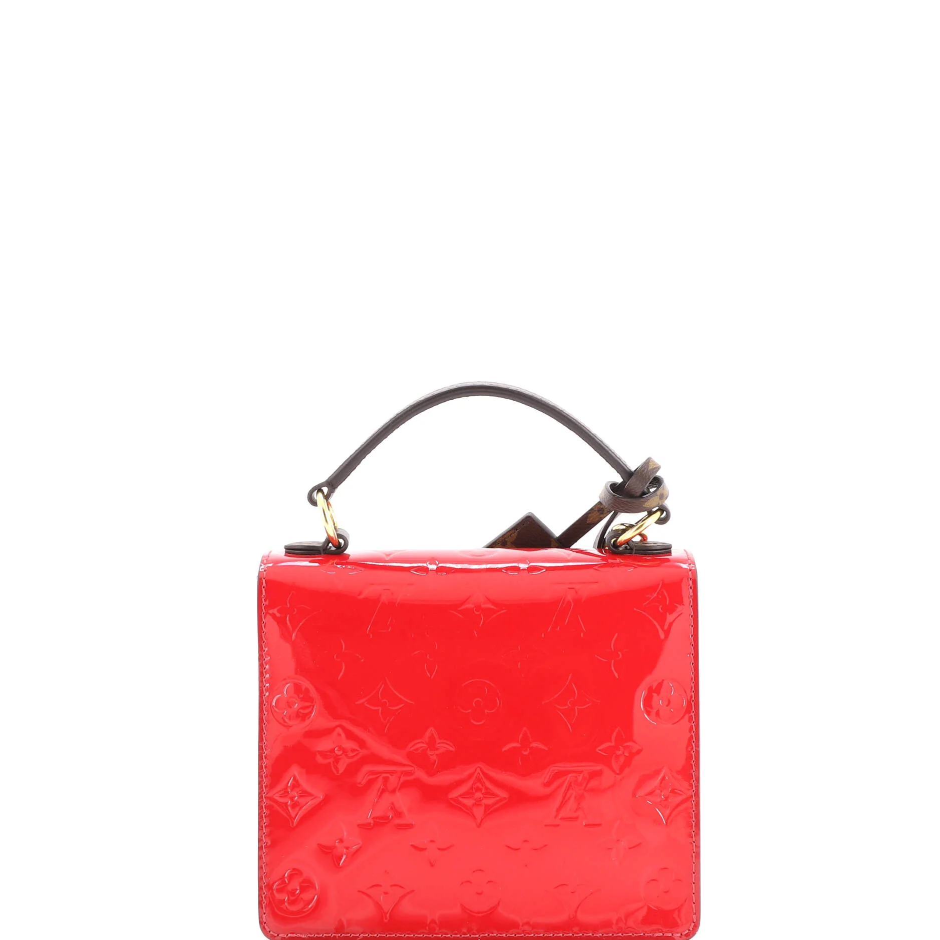 Spring Street NM Handbag Monogram Vernis with Monogram Canvas and Epi Leather - Image 3