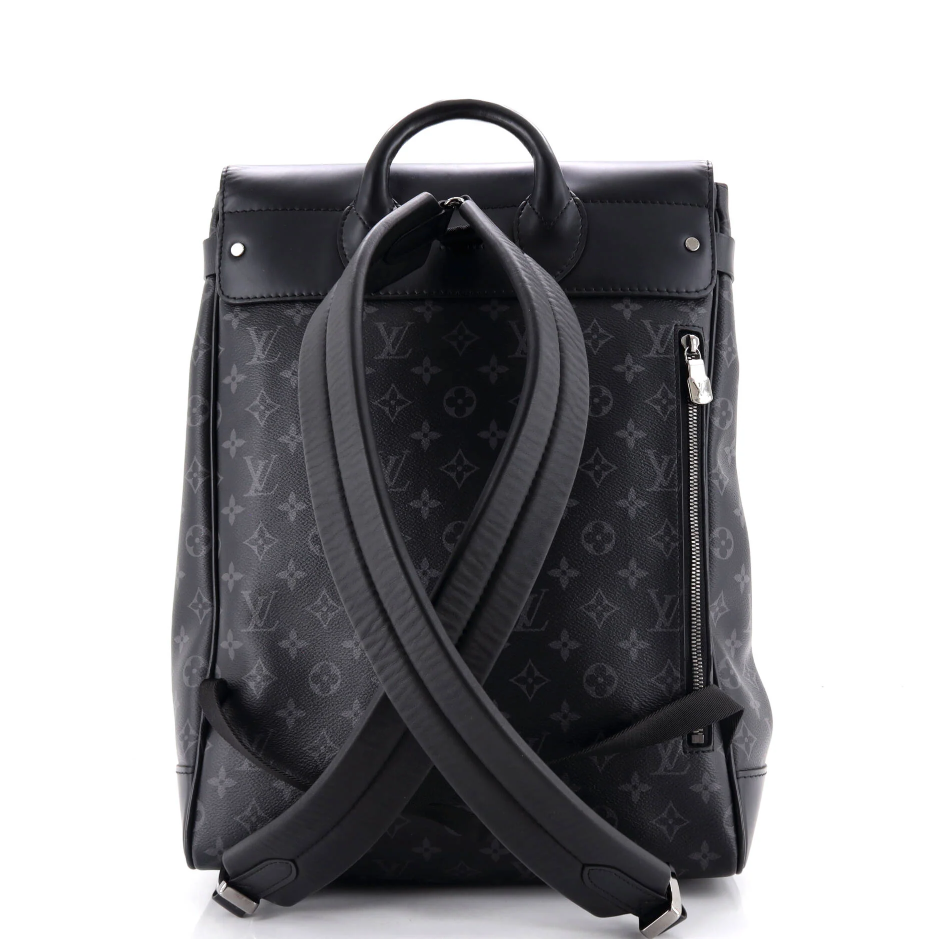Steamer Backpack Monogram Eclipse Canvas - Image 3