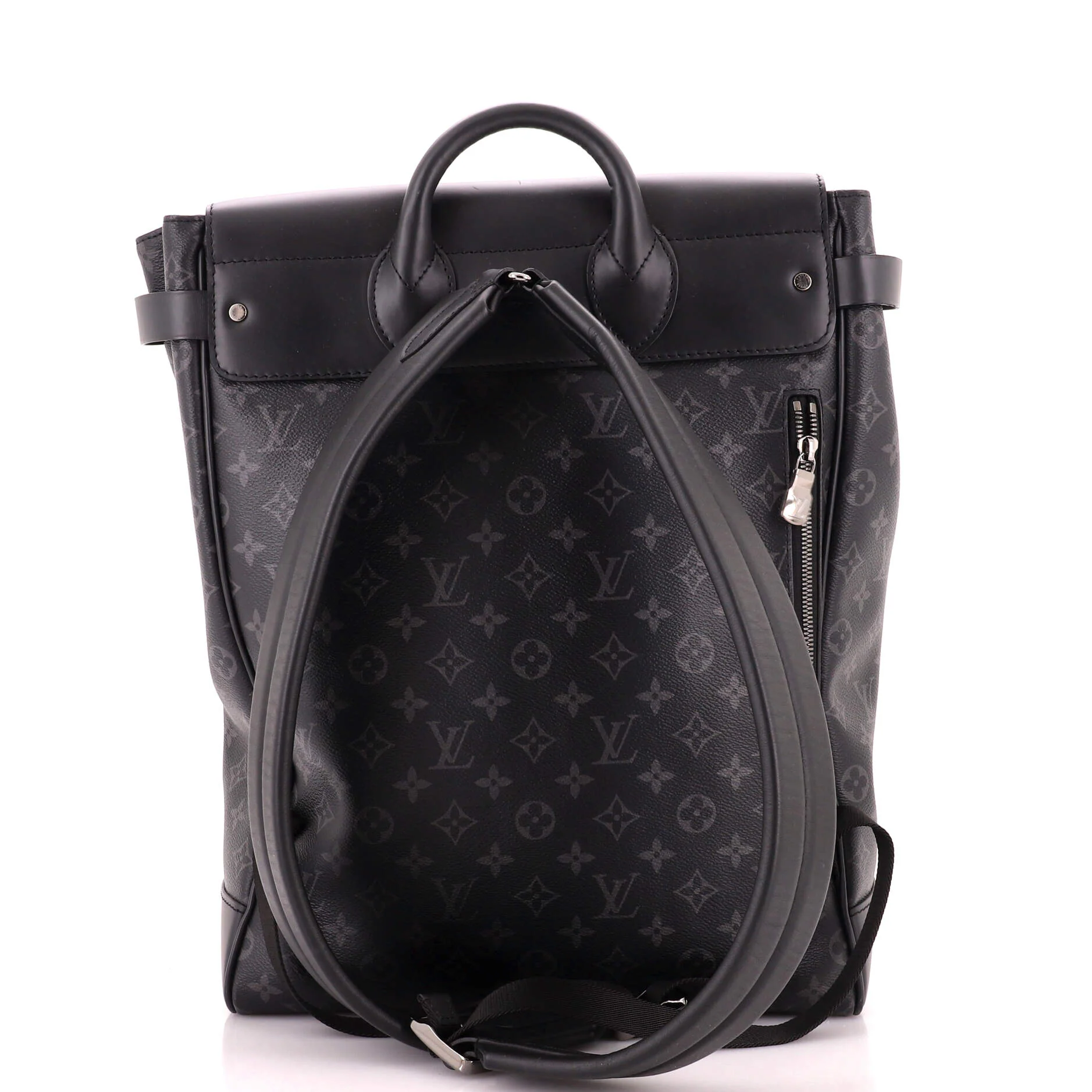 Steamer Backpack Monogram Eclipse Canvas - Image 3