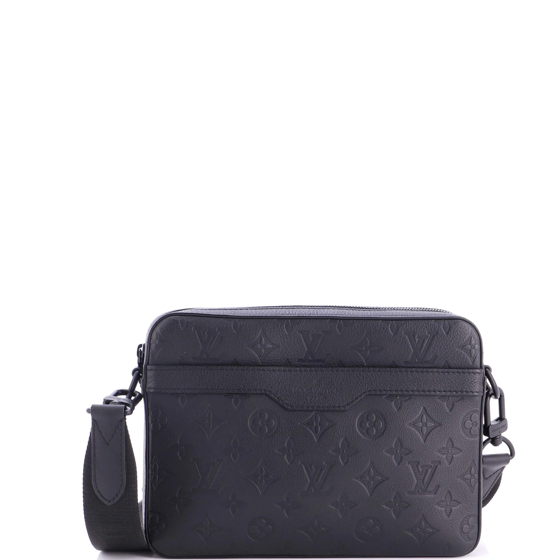 Trio Messenger Bag Monogram Shadow Leather