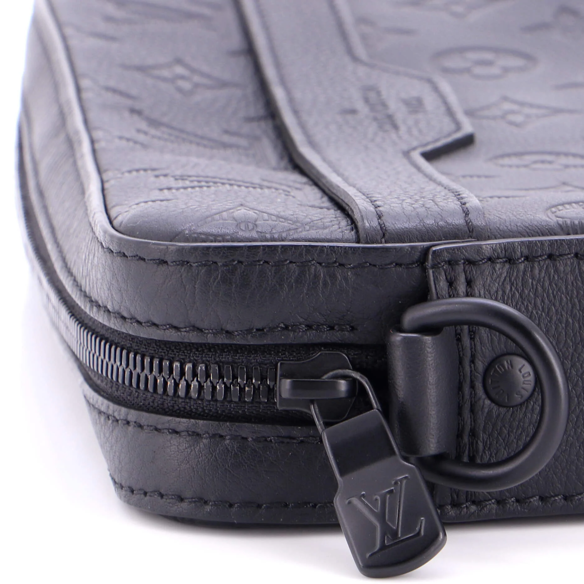Trio Messenger Bag Monogram Shadow Leather - Image 6