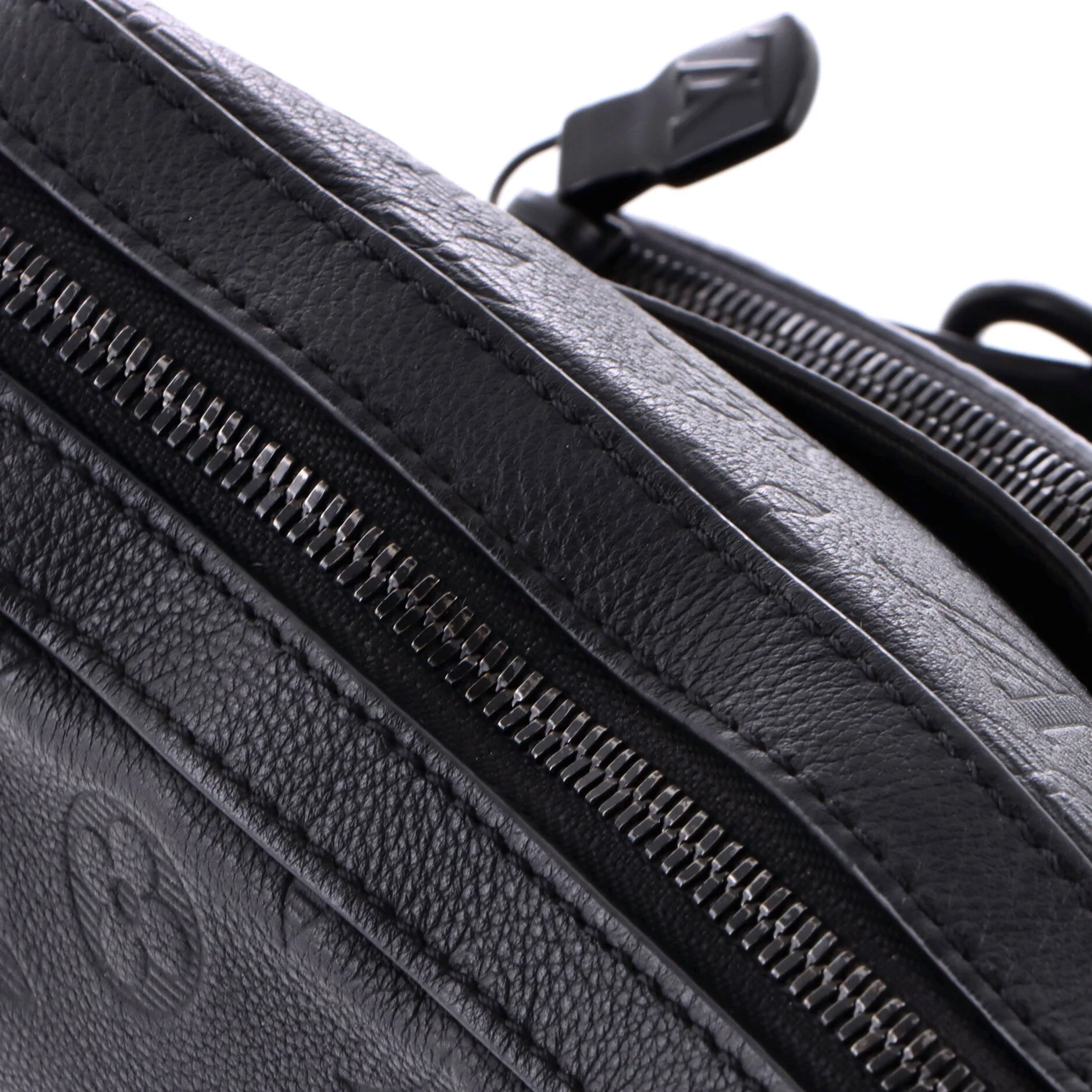 Trio Messenger Bag Monogram Shadow Leather - Image 7