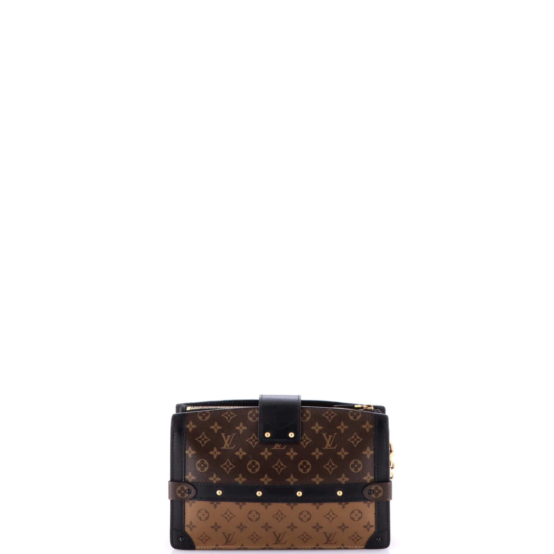 Trunk Clutch Reverse Monogram Canvas - Image 3