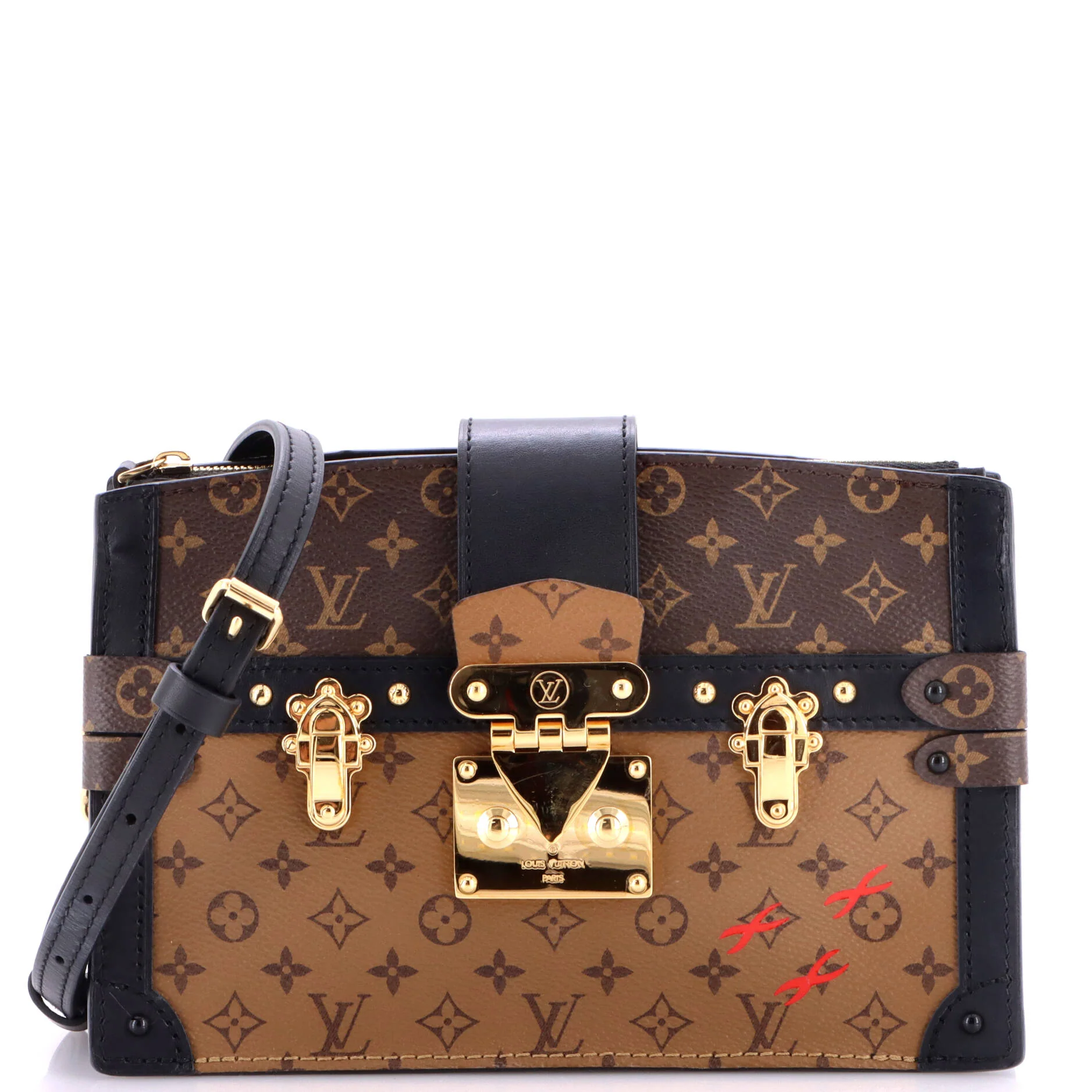 Trunk Clutch Reverse Monogram Canvas