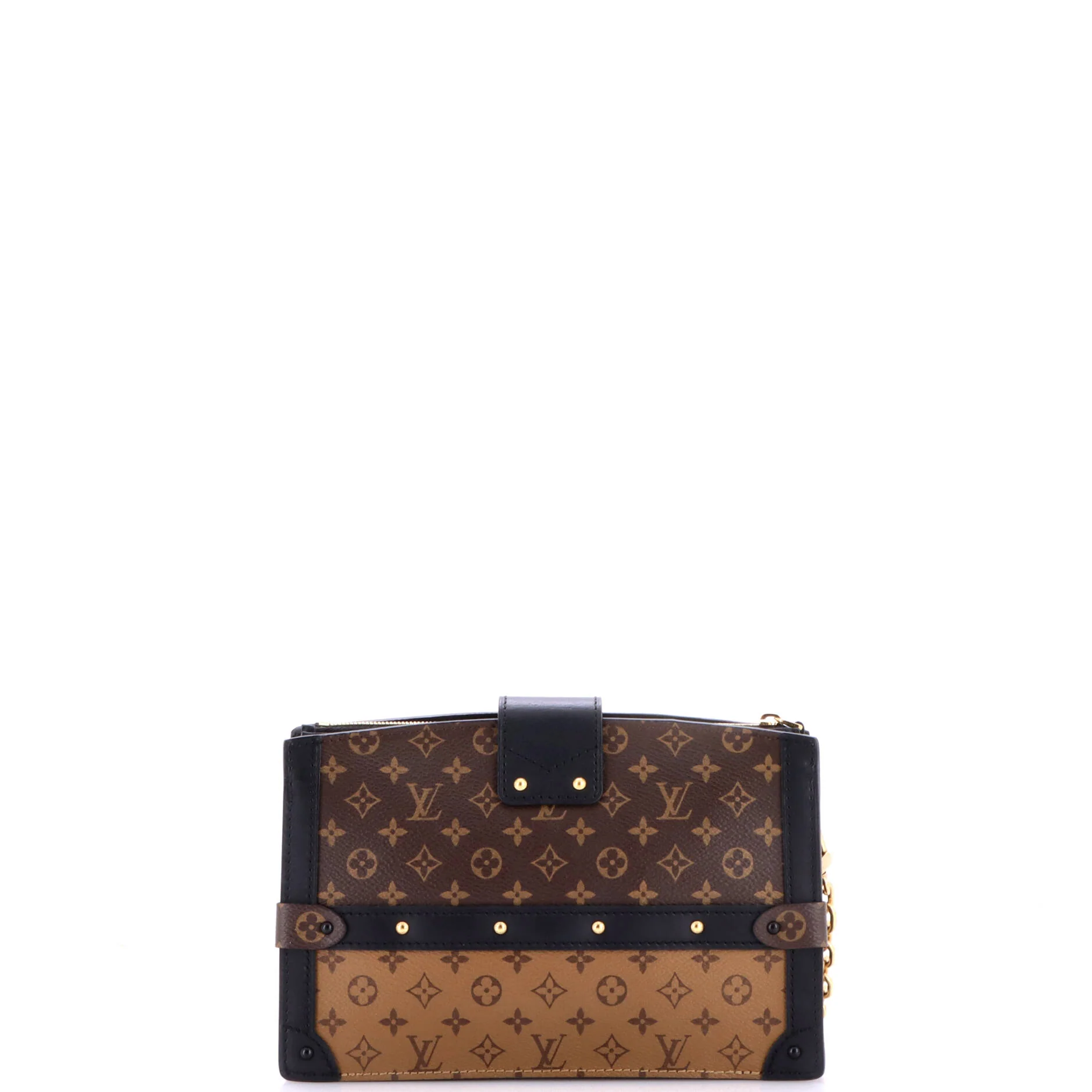 Trunk Clutch Reverse Monogram Canvas - Image 3