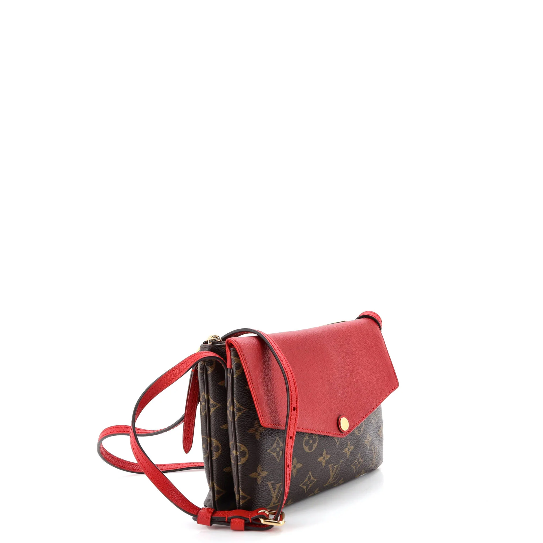 Twice Handbag Monogram Canvas and Leather - Image 2
