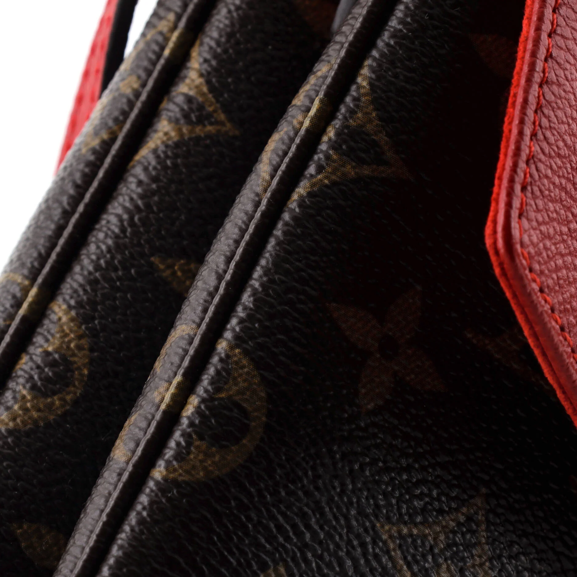 Twice Handbag Monogram Canvas and Leather - Image 6