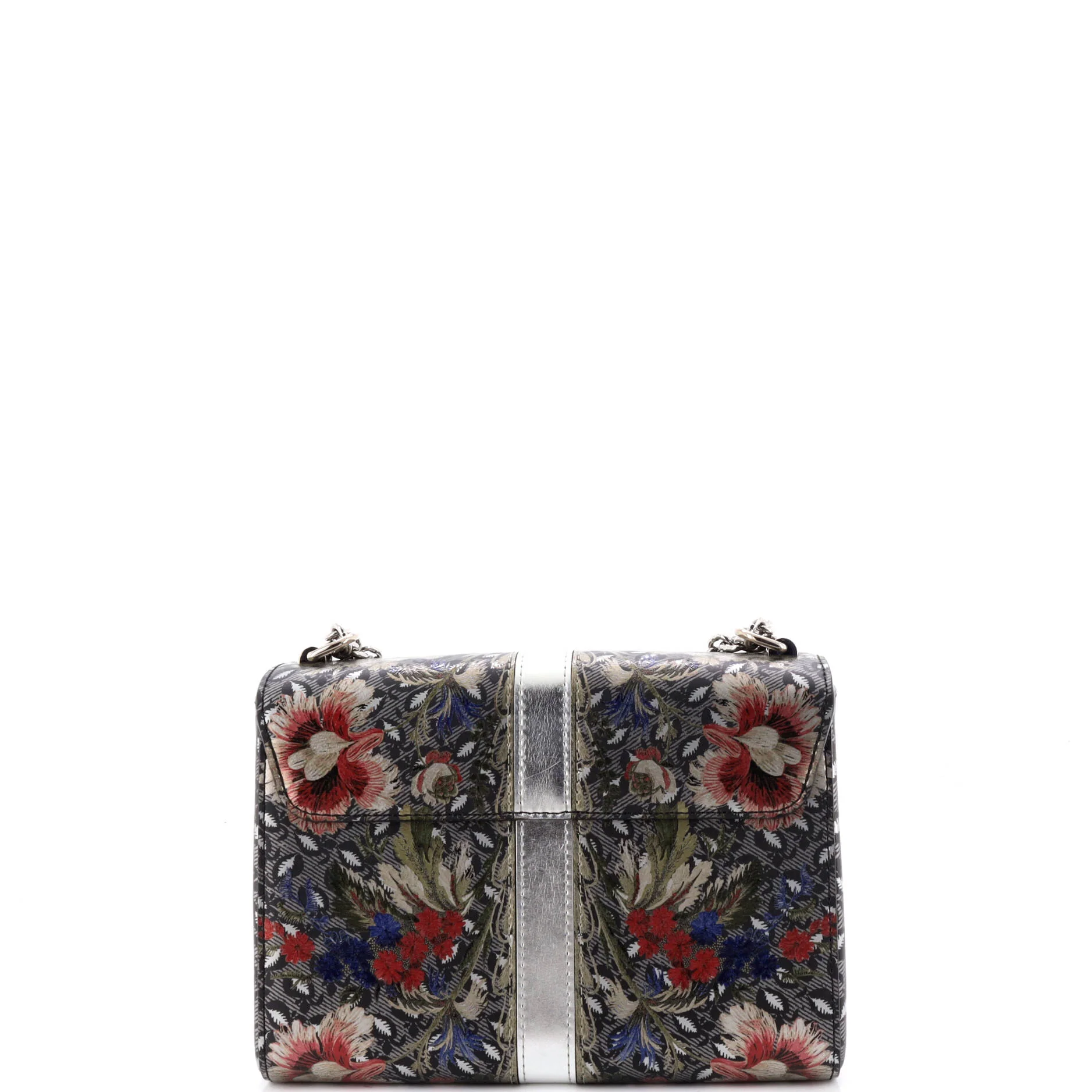 Twist Handbag Limited Edition Floral Print Epi Leather MM - Image 4