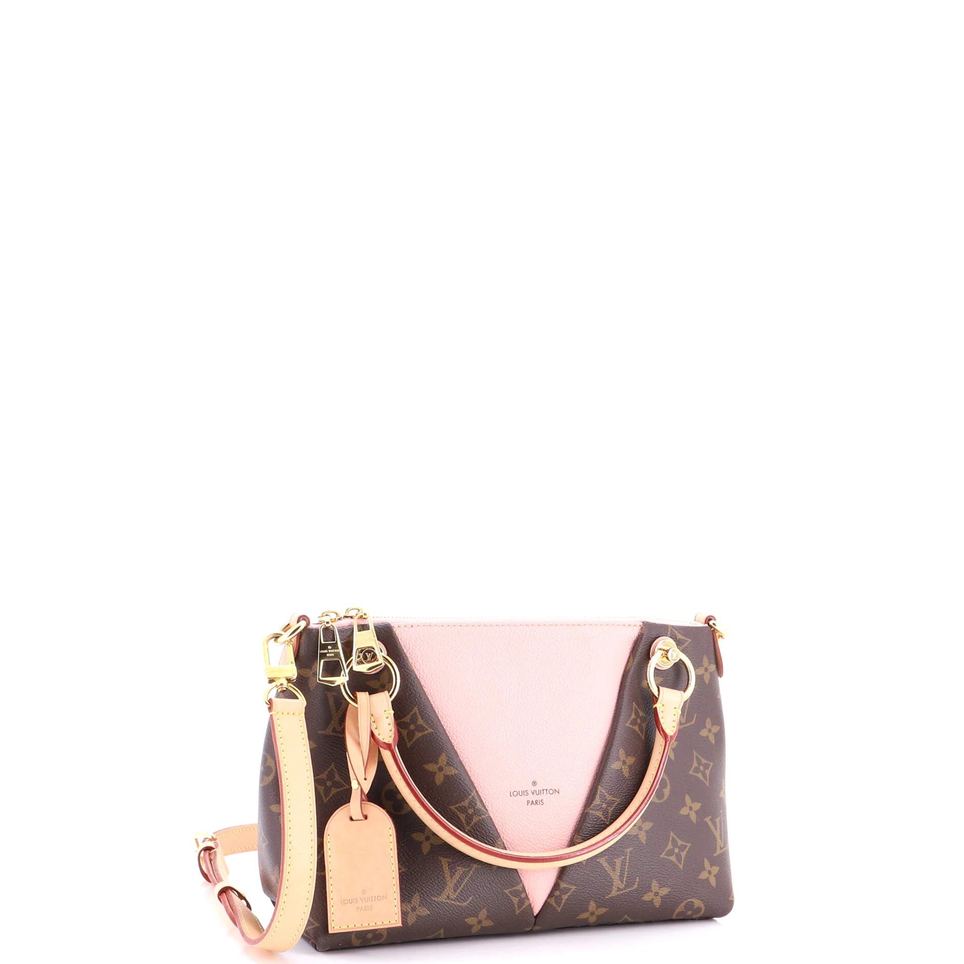 V Tote Monogram Canvas and Leather BB - Image 2