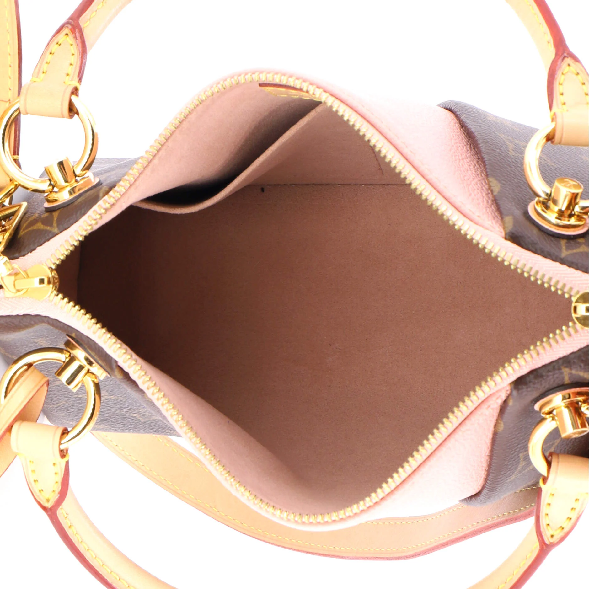 V Tote Monogram Canvas and Leather BB - Image 5