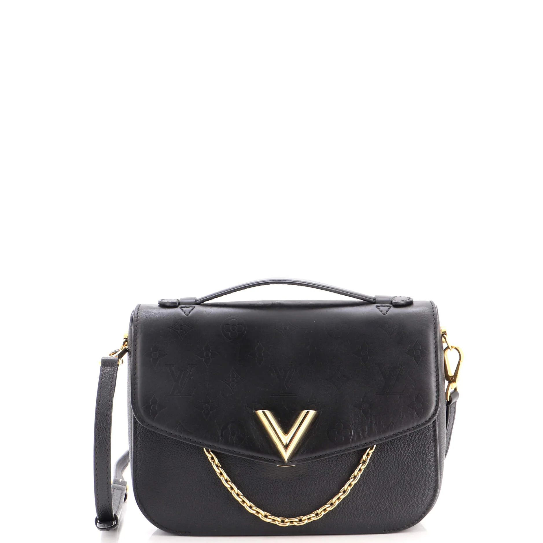 Very Messenger Monogram Leather