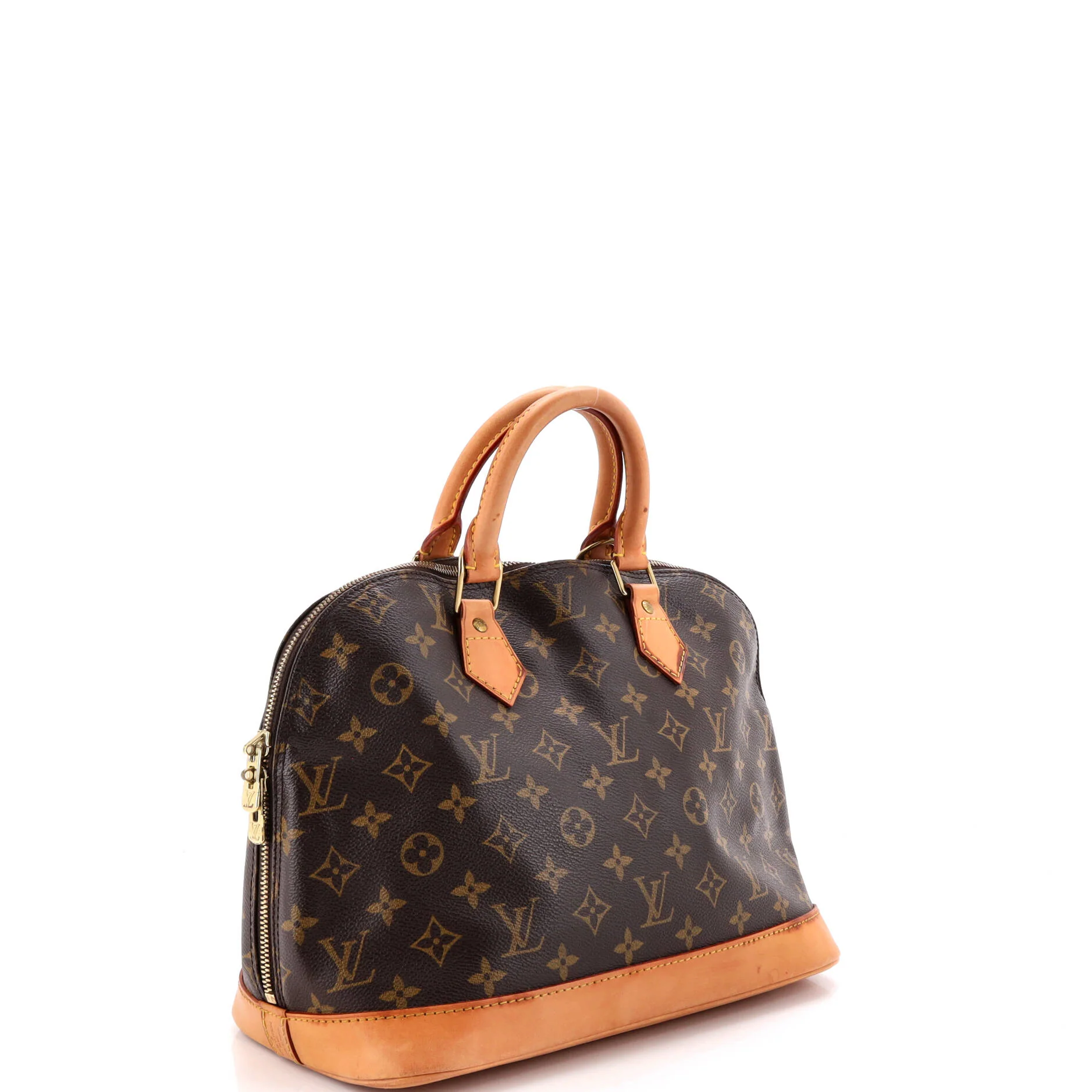 Vintage Alma Handbag Monogram Canvas PM - Image 2