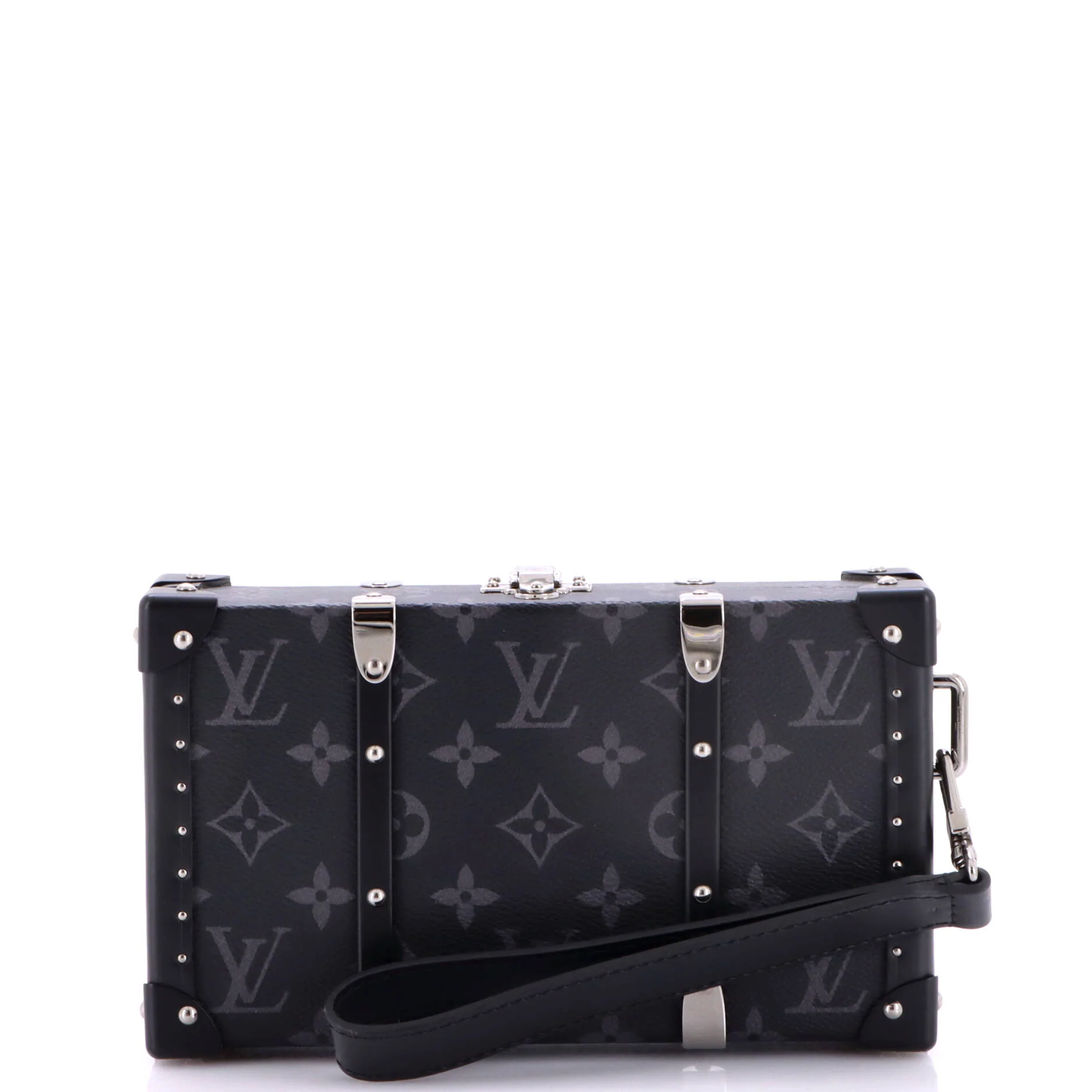 Wallet Trunk Clutch Monogram Eclipse Canvas