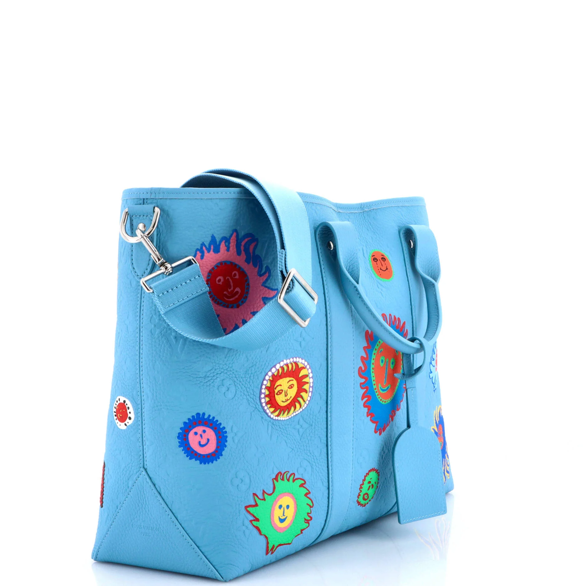 Weekend Tote Yayoi Kusama Faces Monogram Taurillon Leather - Image 2