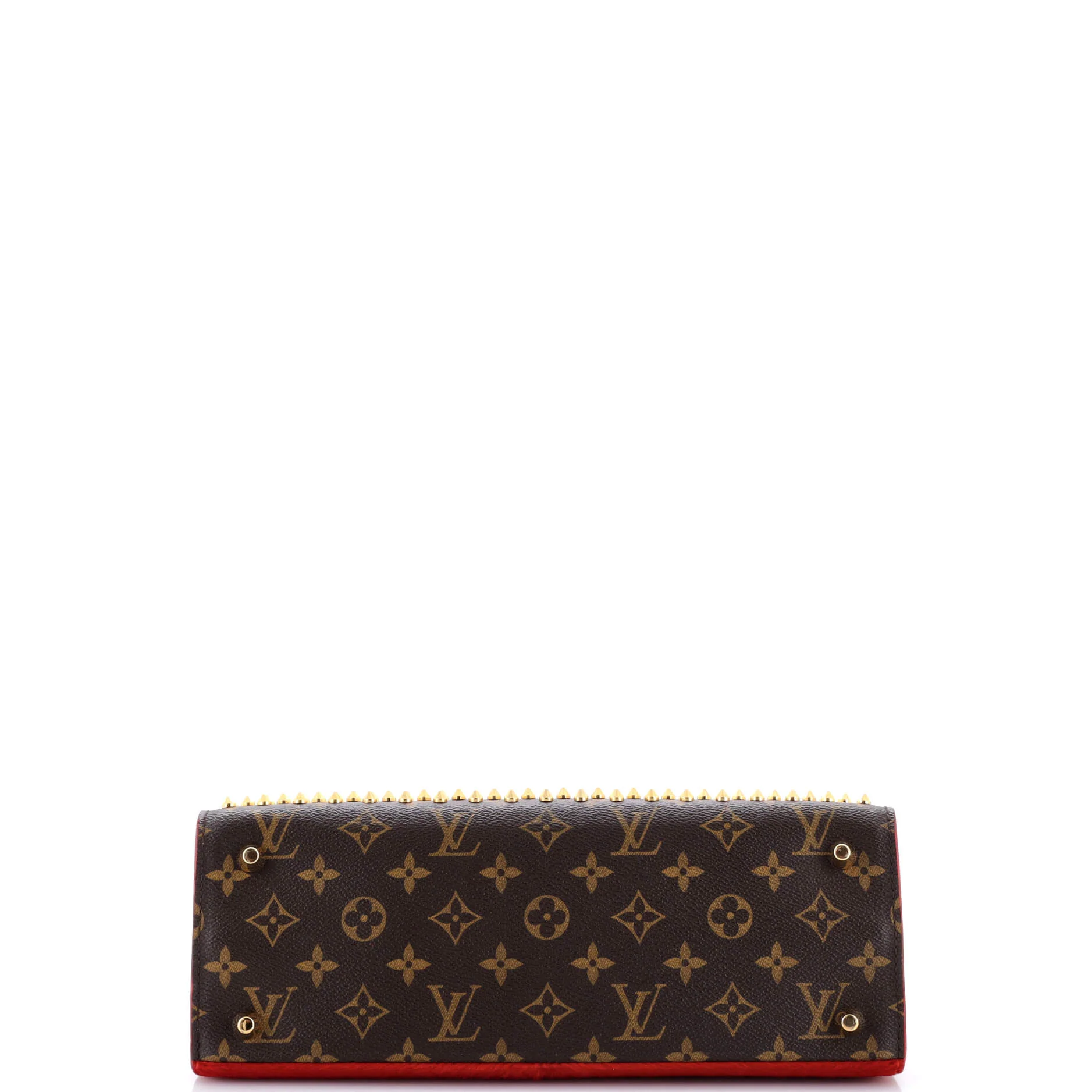 x Christian Louboutin Shopping Bag Calf Hair and Monogram Canvas - Image 4