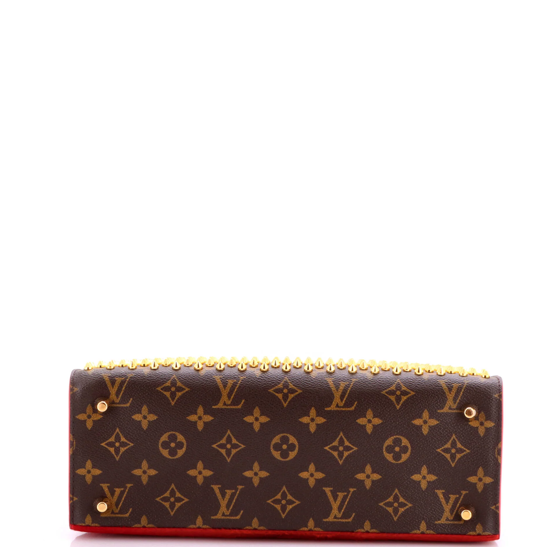 x Christian Louboutin Shopping Bag Calf Hair and Monogram Canvas - Image 4