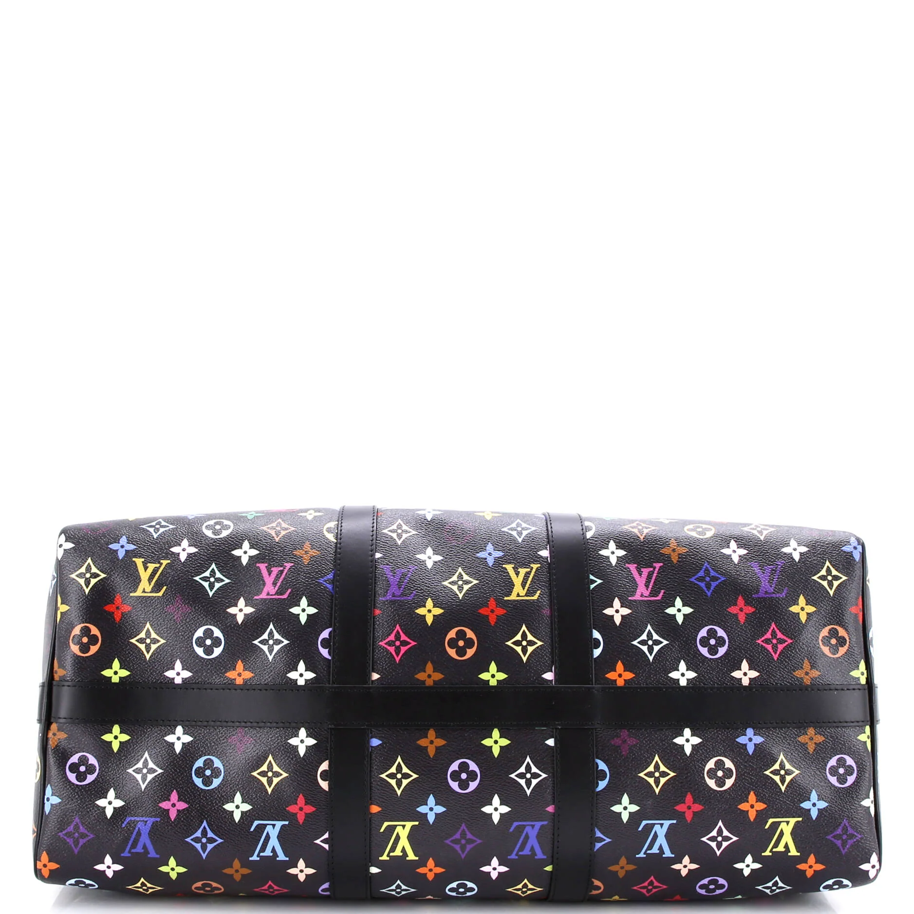 x Takashi Murakami Keepall Bandouliere Bag Monogram Multicolor 50 - Image 4