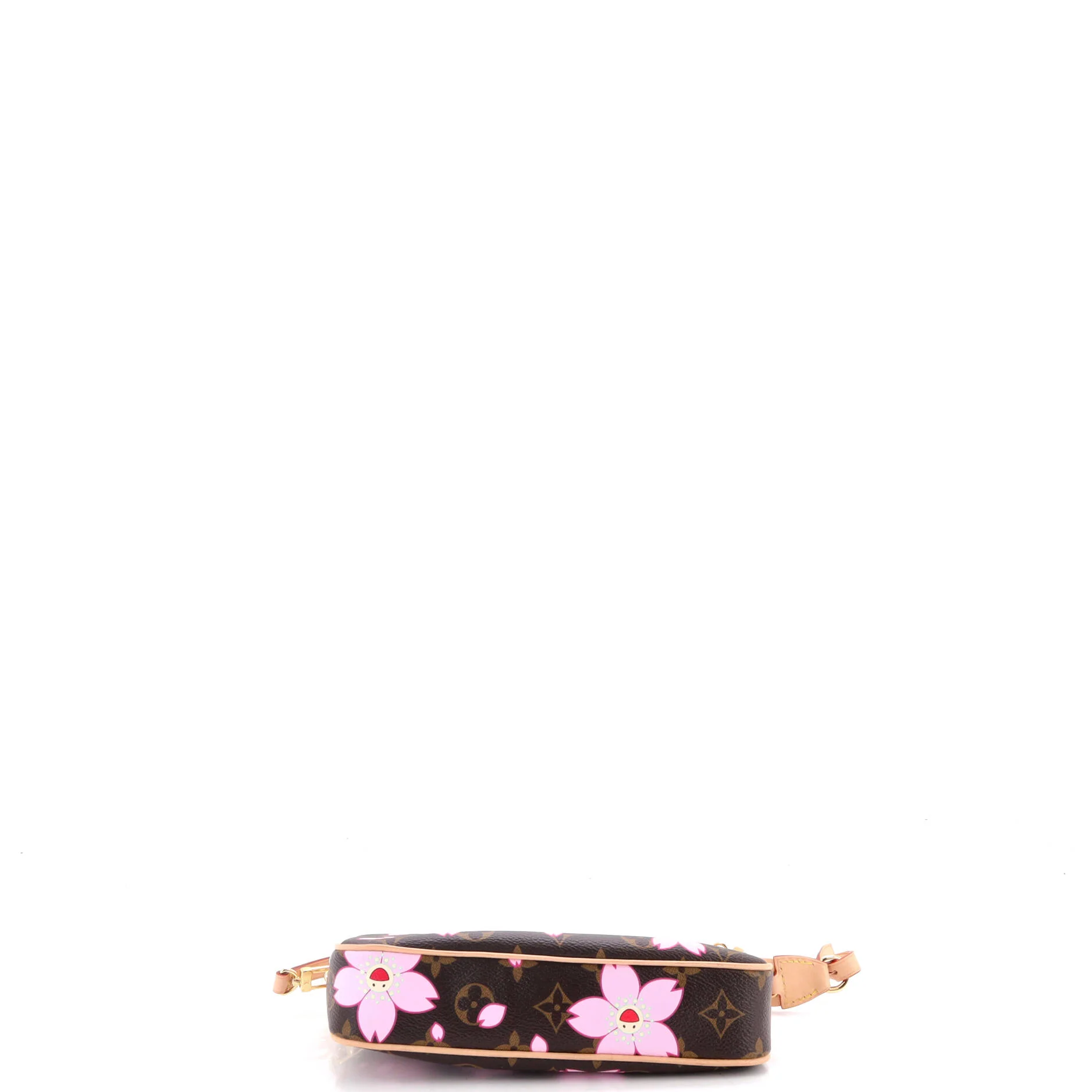 x Takashi Murakami Pochette Accessoires NM Limited Edition Cherry Blossom Monogram - Image 4