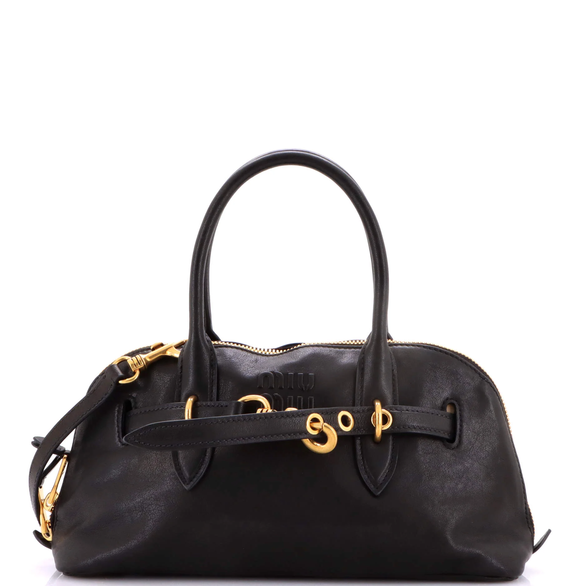 Aventure Top Handle Bag Leather Regular