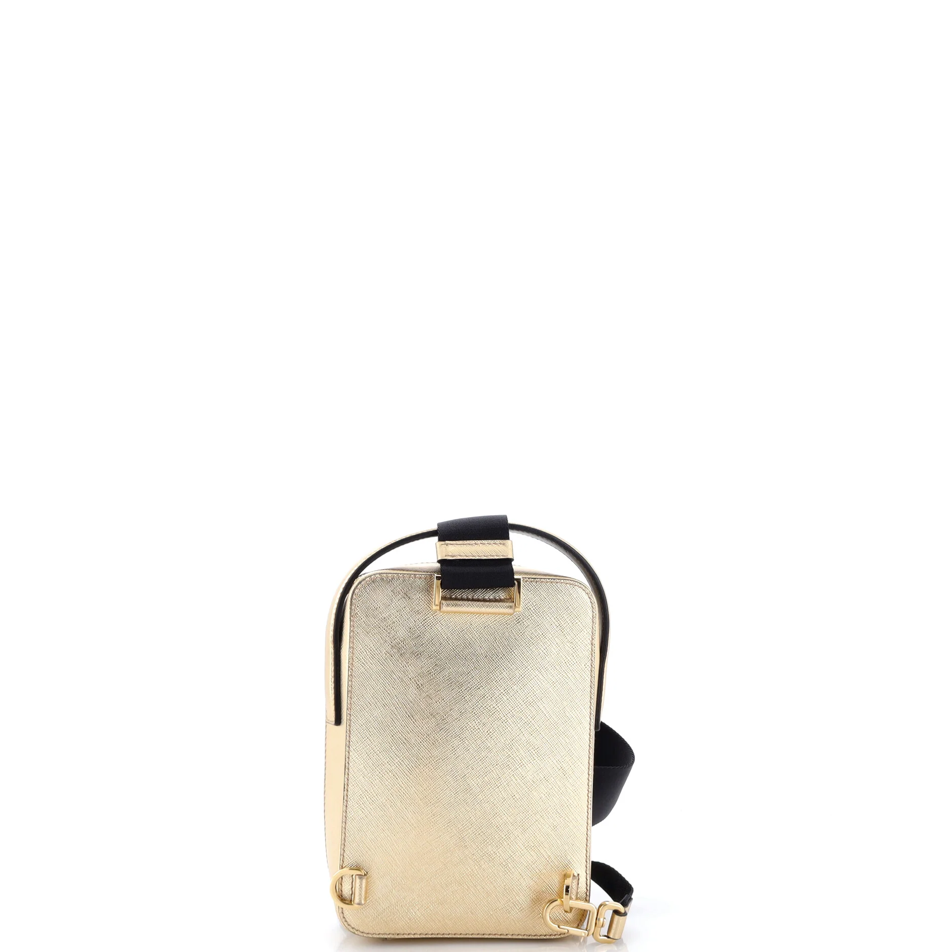 Brique Top Handle Sling Bag Saffiano Leather - Image 3